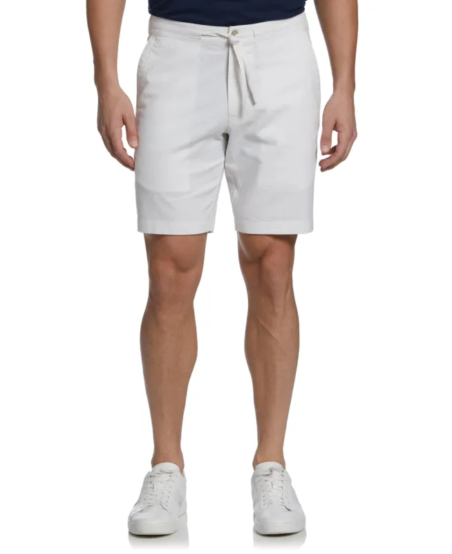 Cubavera™ 9" Linen Blend Cross Dye Short sold by Perry Ellis