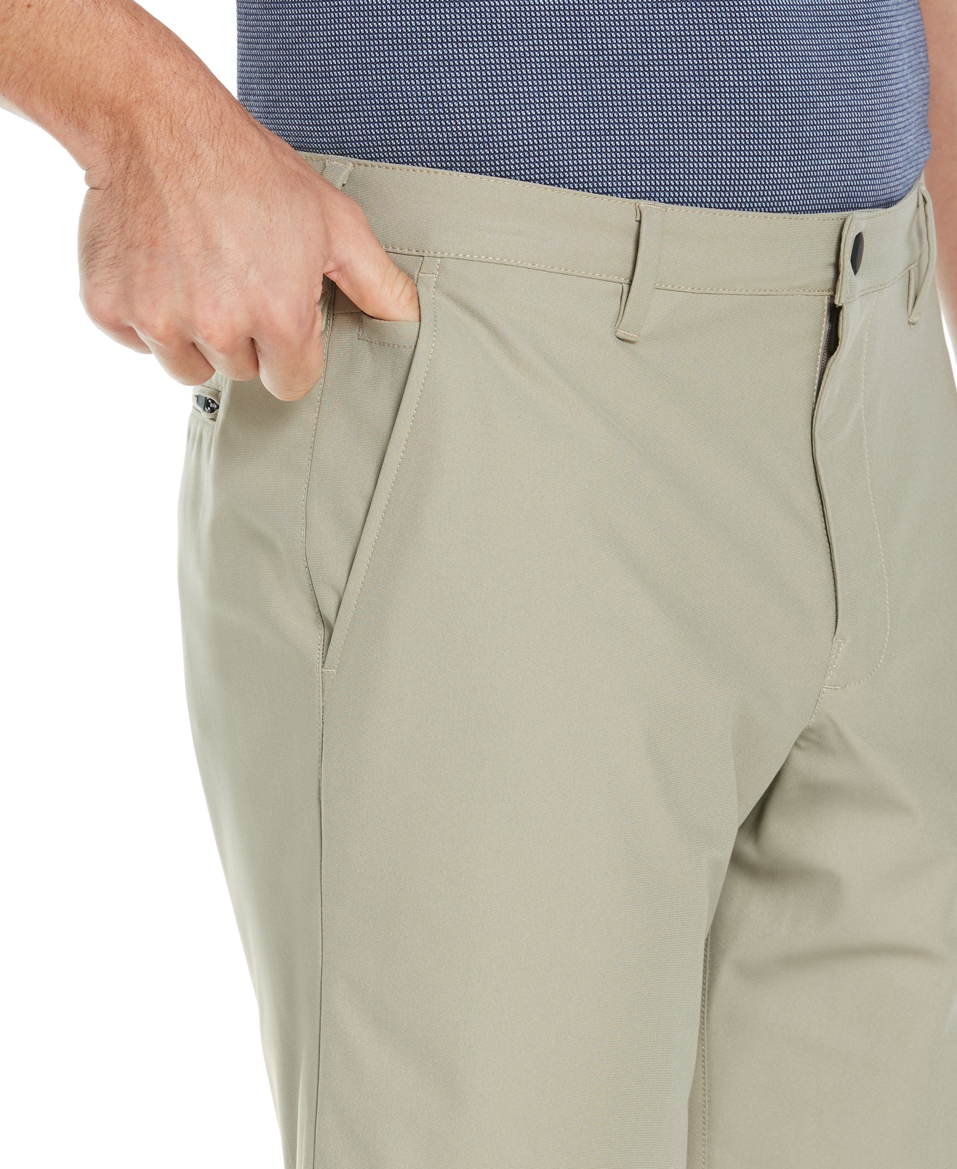 Slim Fit Performance Flat Front Stretch Short sold by Perry Ellis product image thumbnail 3