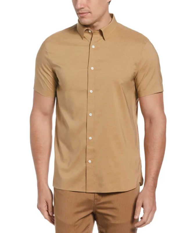 Big & Tall Total Stretch Heather Shirt sold by Perry Ellis