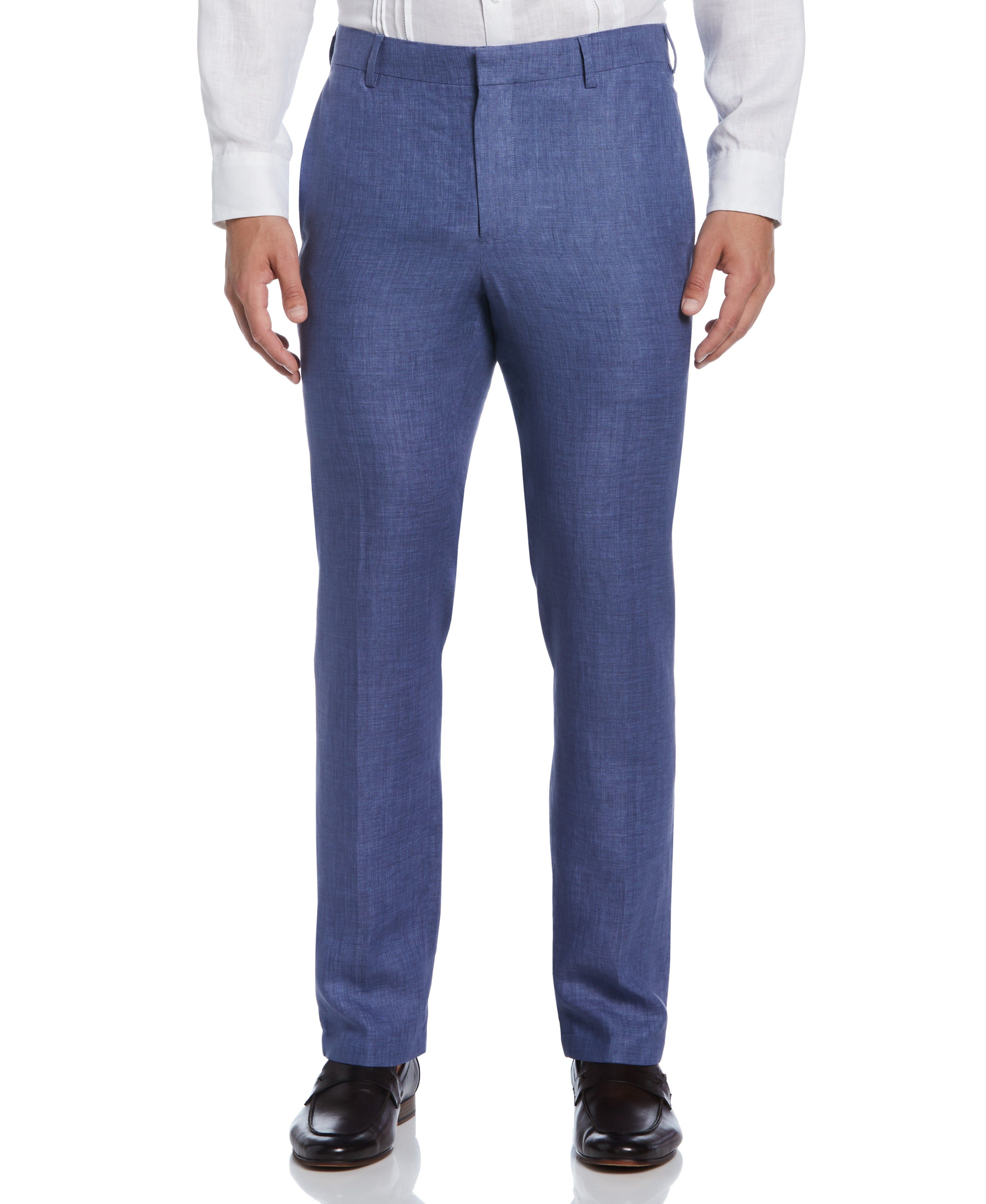 Cubavera™ Flat Front Delave Linen Pant sold by Perry Ellis