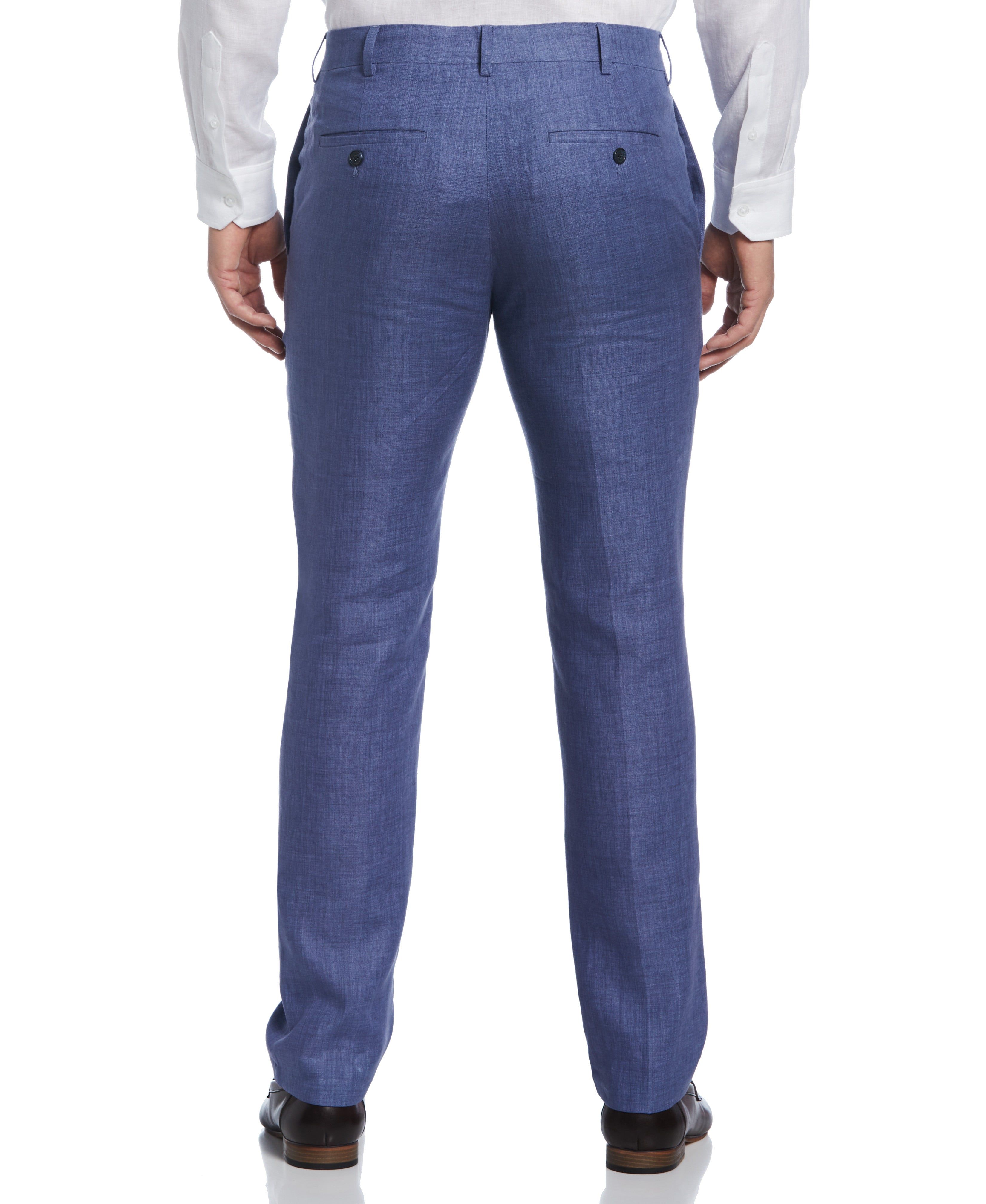 Cubavera™ Flat Front Delave Linen Pant sold by Perry Ellis product image thumbnail 2