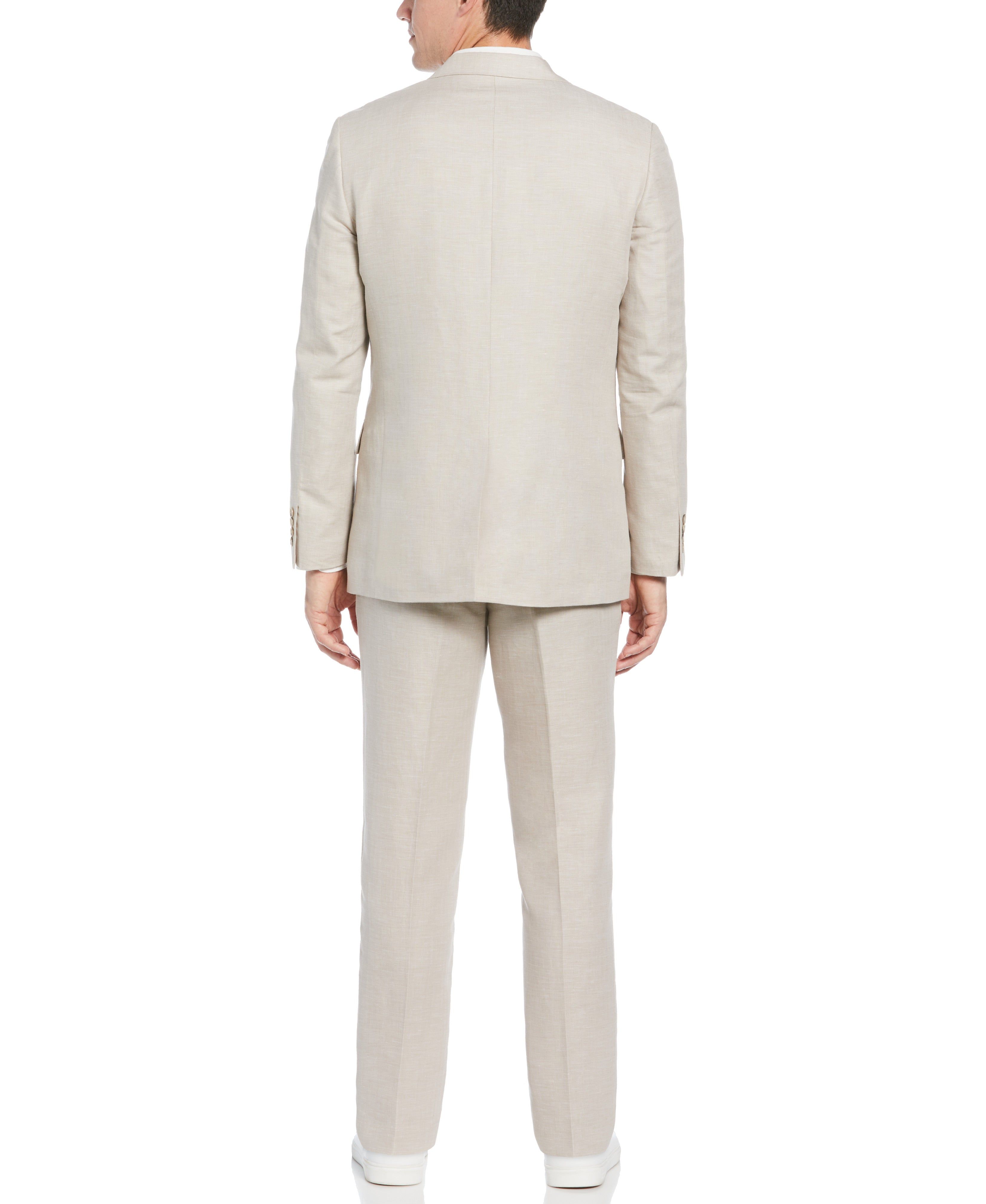 Linen Blend Herringbone Suit Jacket sold by Perry Ellis product image thumbnail 6