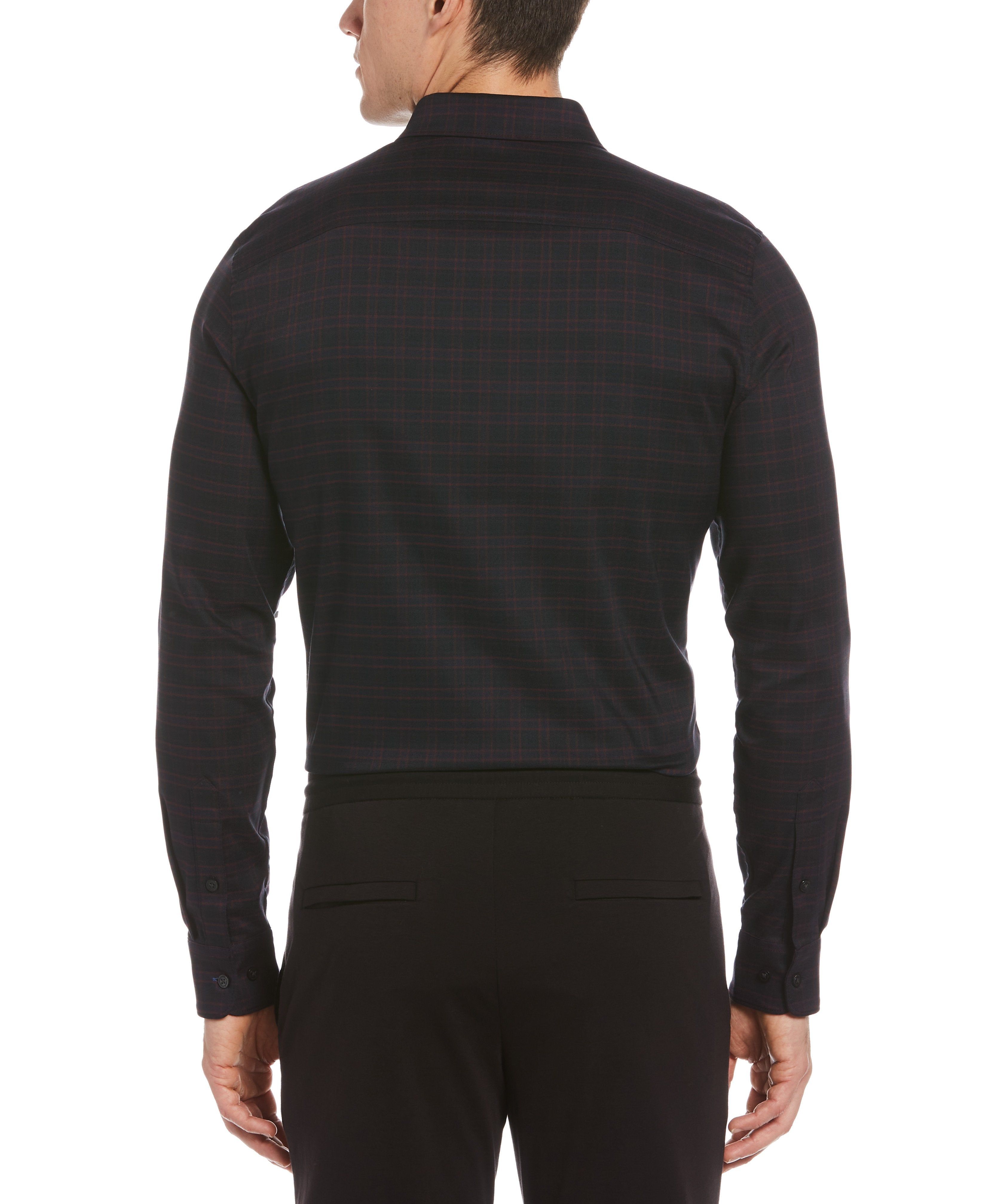 Slim Fit Plaid Flannel Shirt sold by Perry Ellis product image thumbnail 2