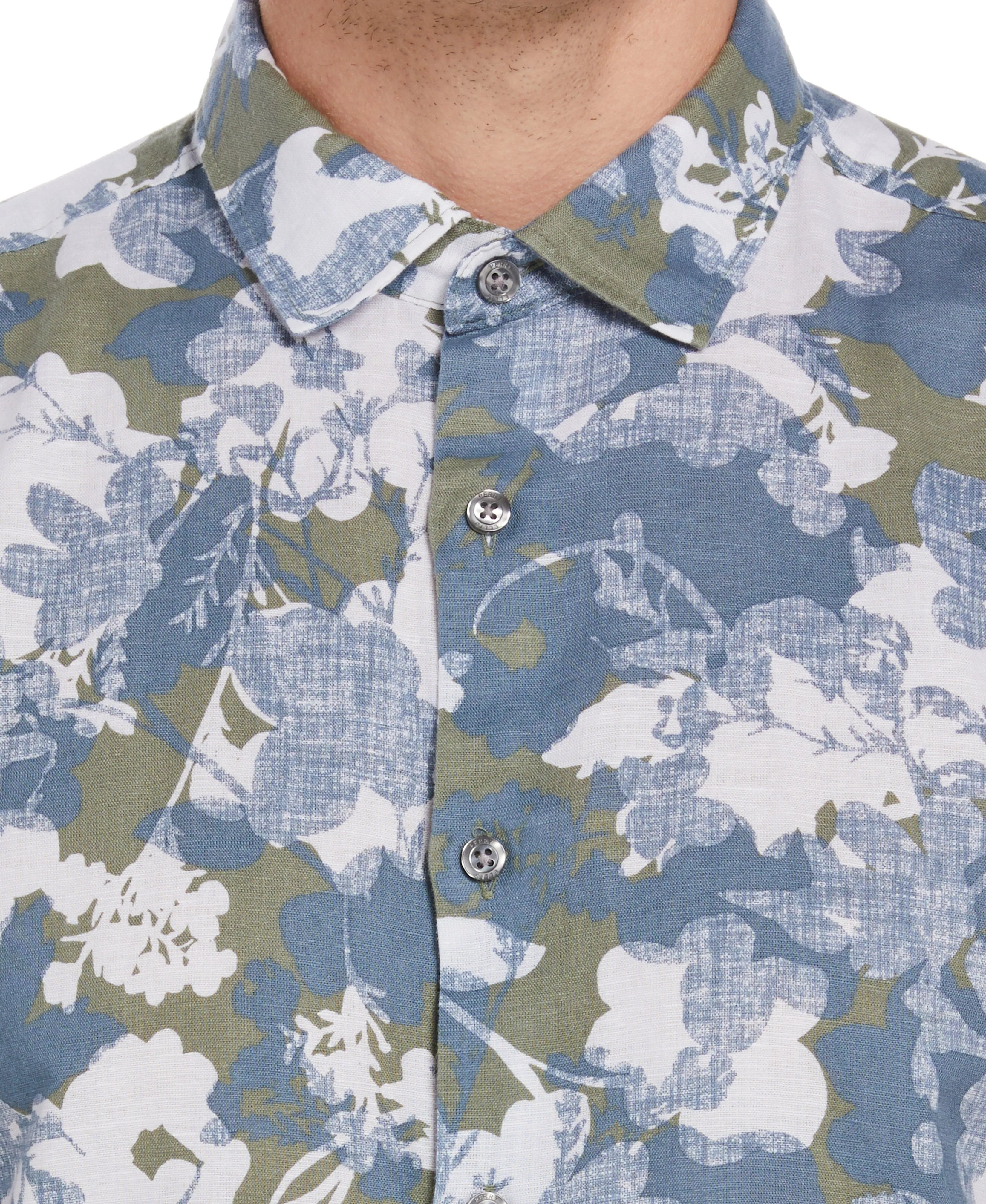 Dobby Printed Short Sleeve Shirt sold by Perry Ellis product image thumbnail 3