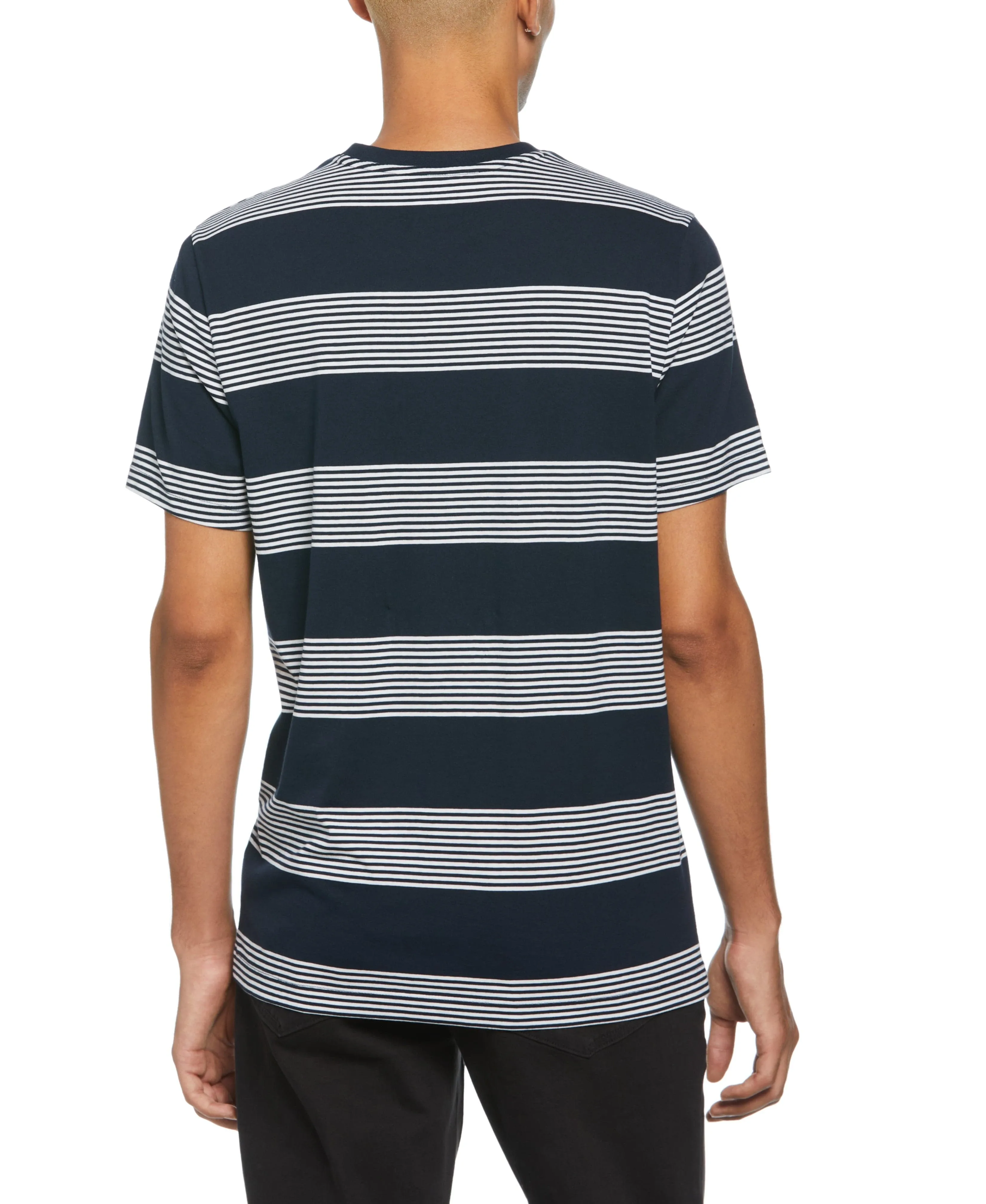 Stripe Jersey T-Shirt sold by Perry Ellis product image thumbnail 2