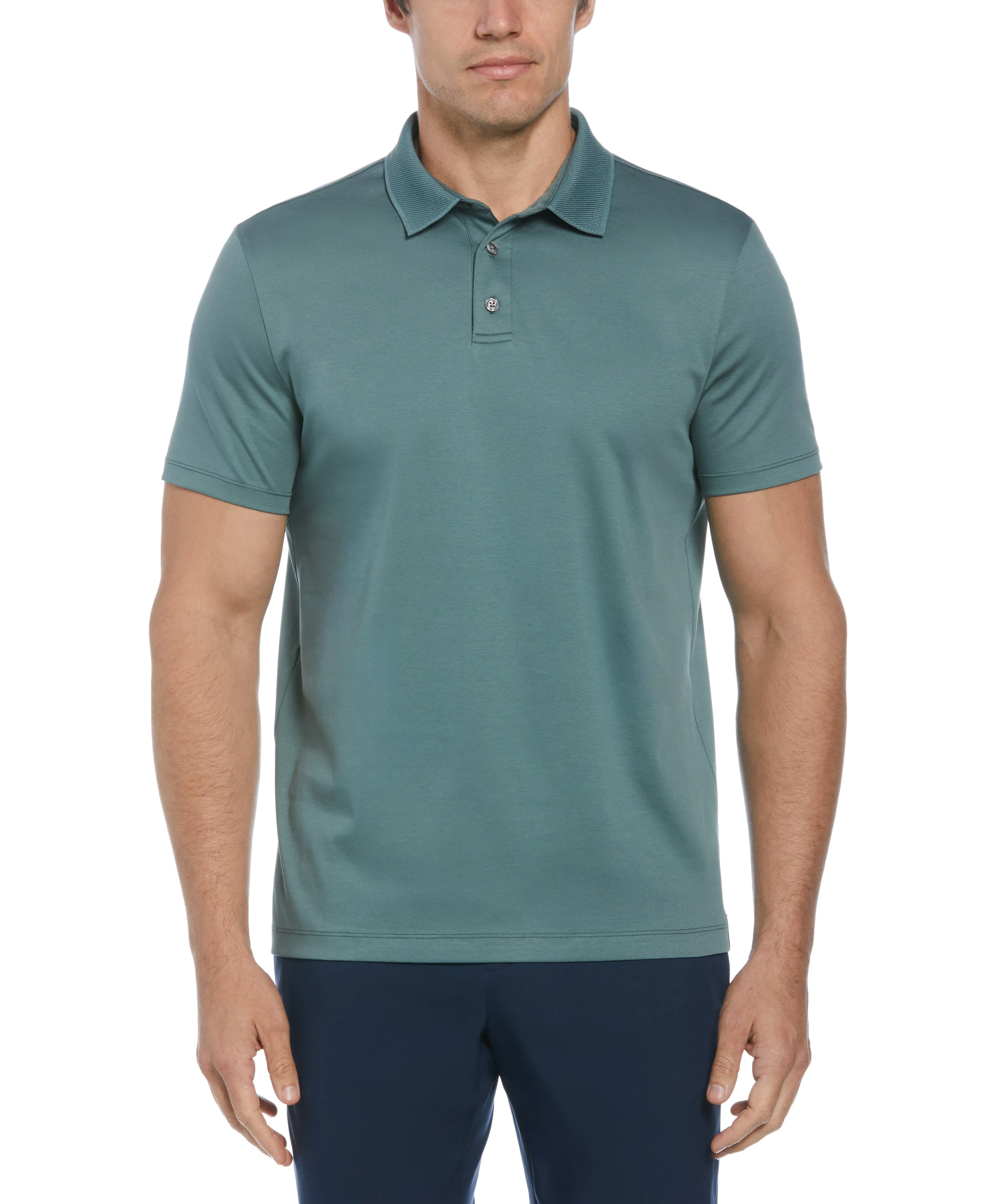 Cool Interlock Polo sold by Perry Ellis