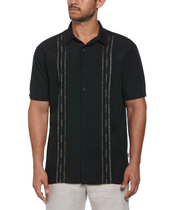 Cubavera™ Geo Stitched Pintuck Shirt sold by Perry Ellis