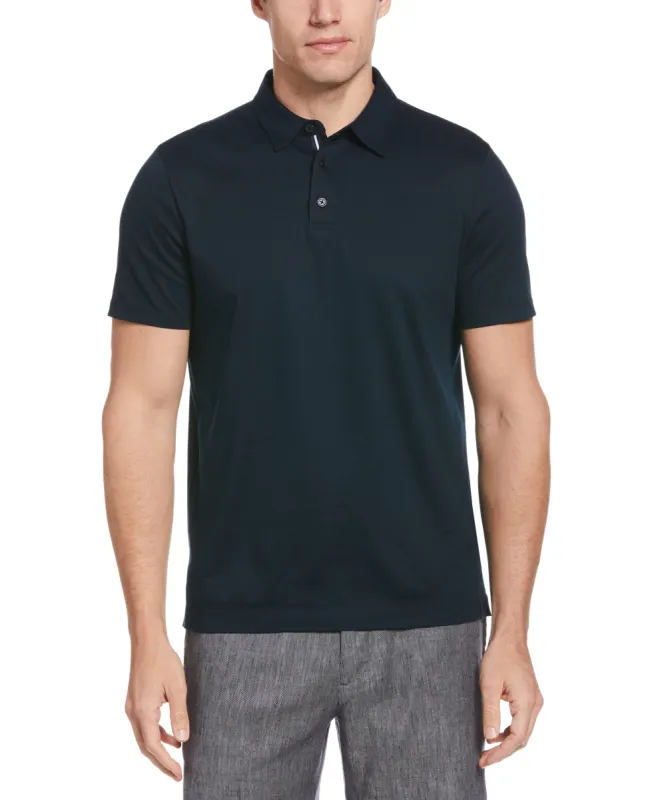 Smart Interlock Solid Polo sold by Perry Ellis