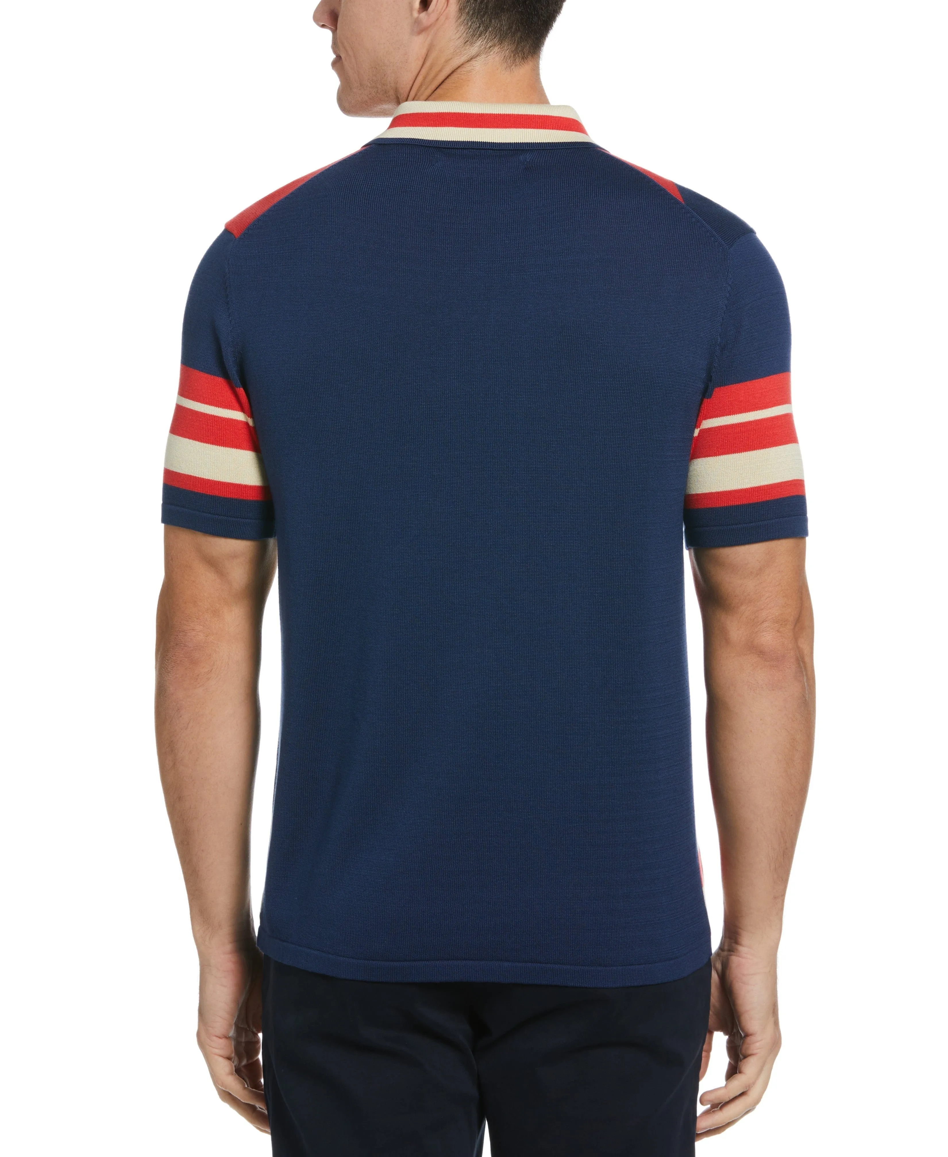 Multi Stripe Sweater Polo sold by Perry Ellis product image thumbnail 2