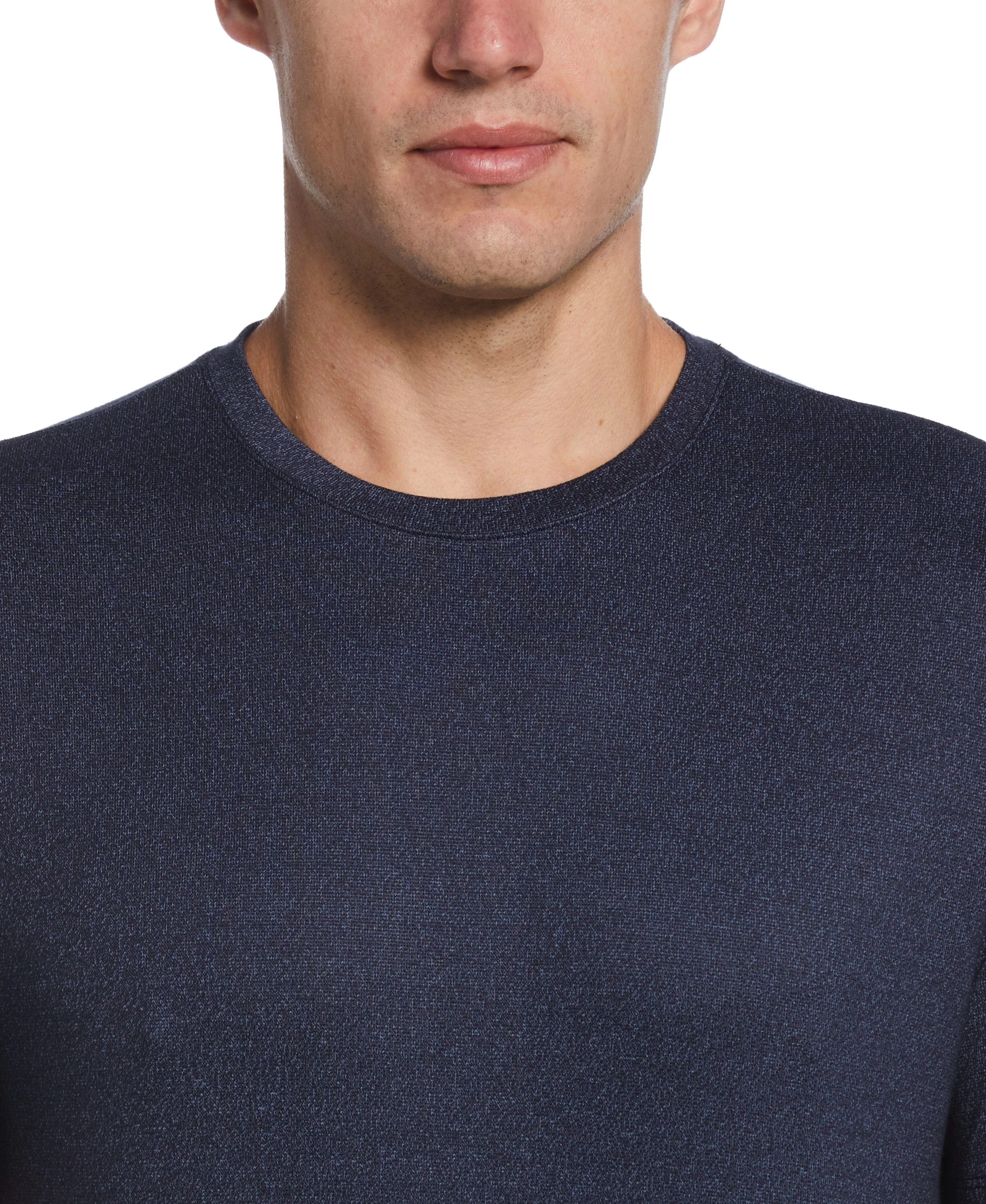 Solid Crew Neck Tee sold by Perry Ellis product image thumbnail 3