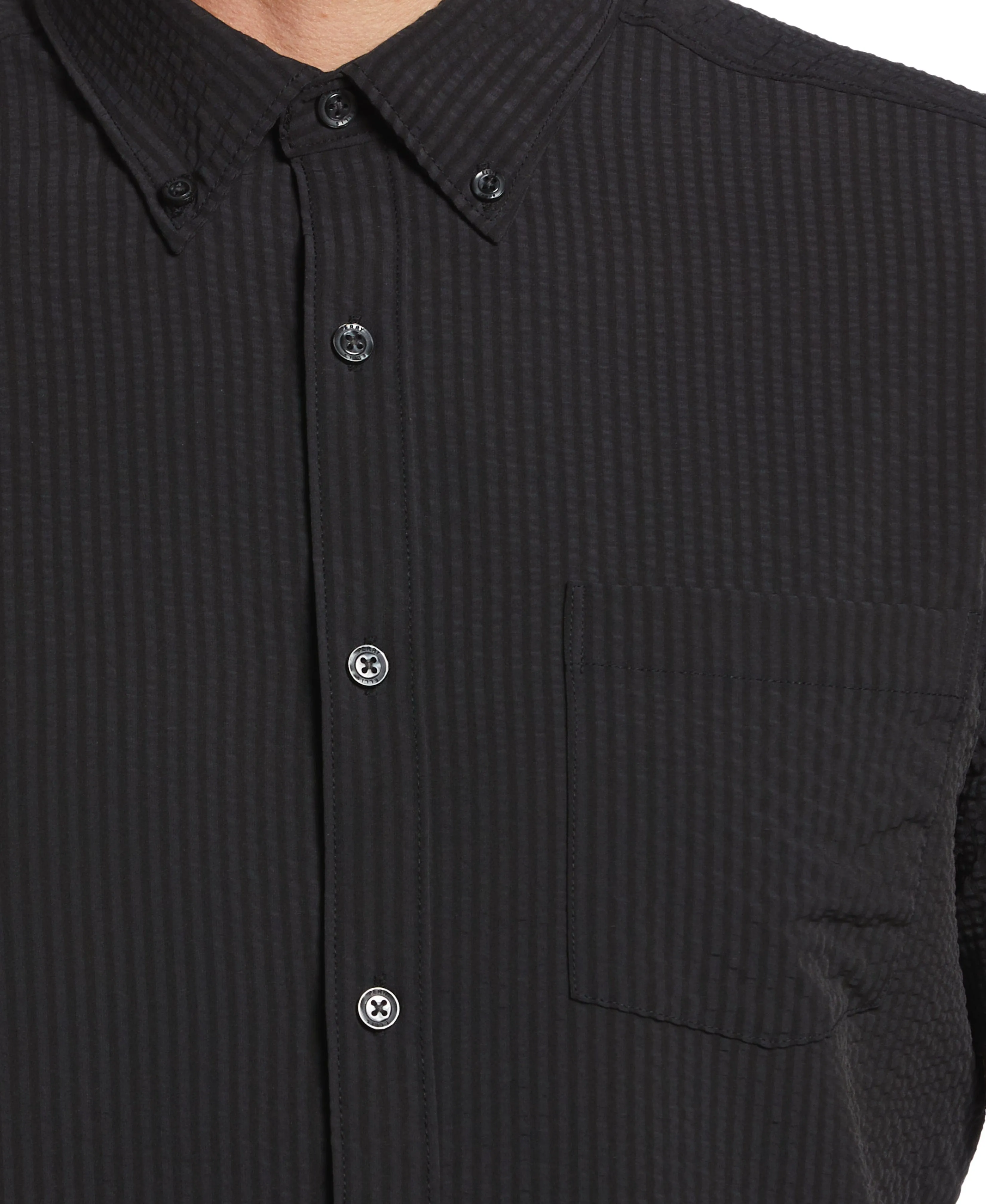 Total Stretch Seersucker Stretch Shirt sold by Perry Ellis product image thumbnail 3