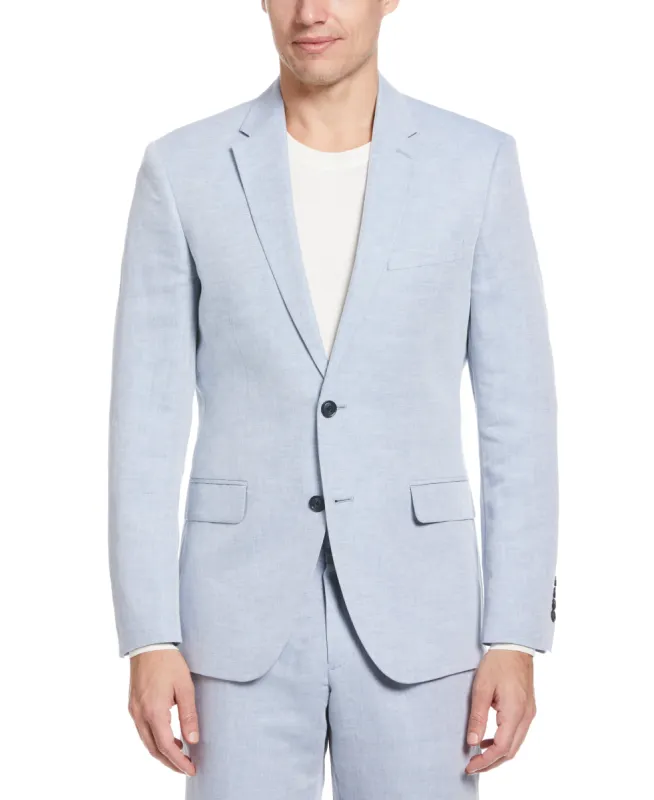 Slim Fit Linen Blend Twill Suit Jacket sold by Perry Ellis