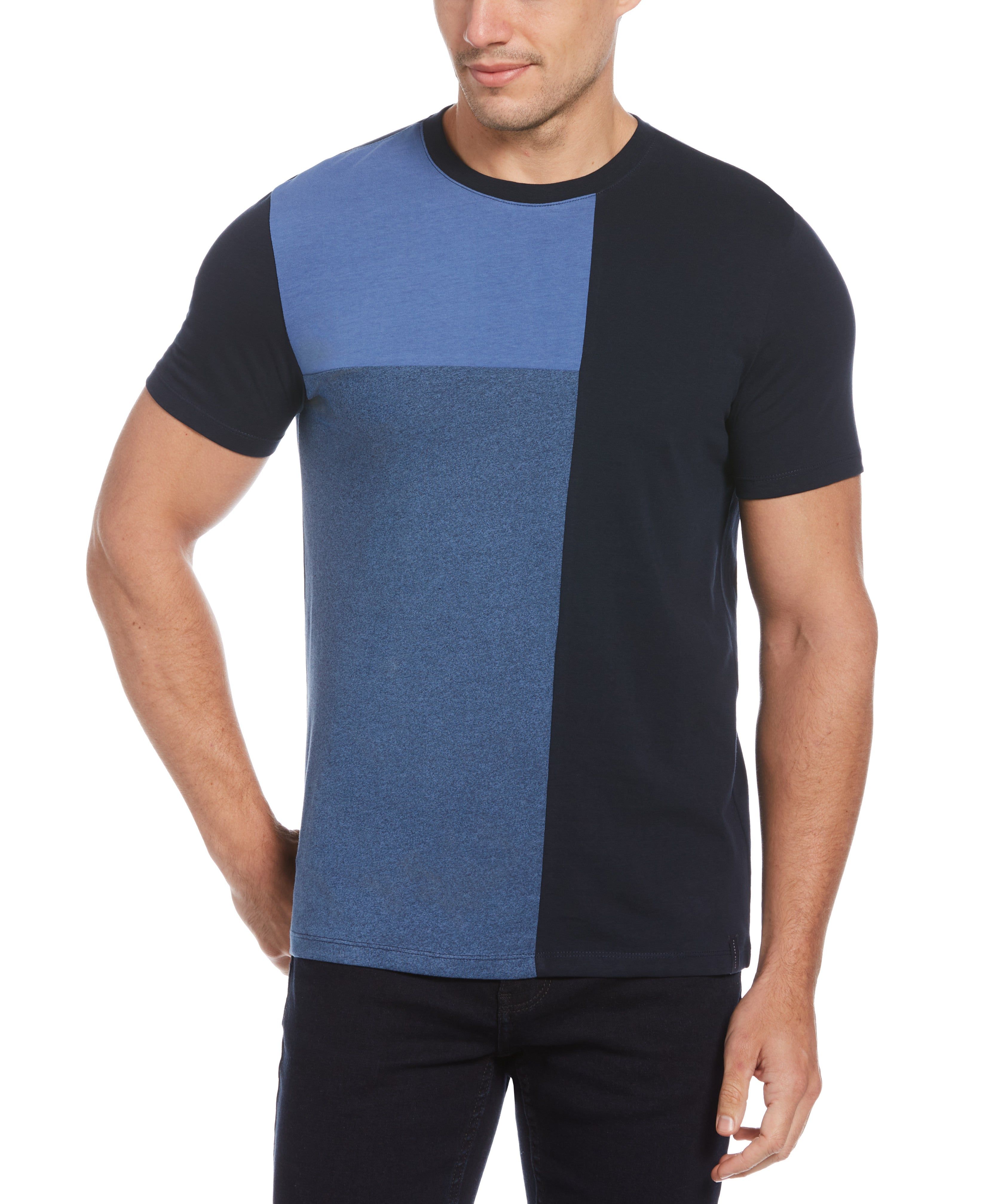 Big & Tall Siro Color Block Tee sold by Perry Ellis