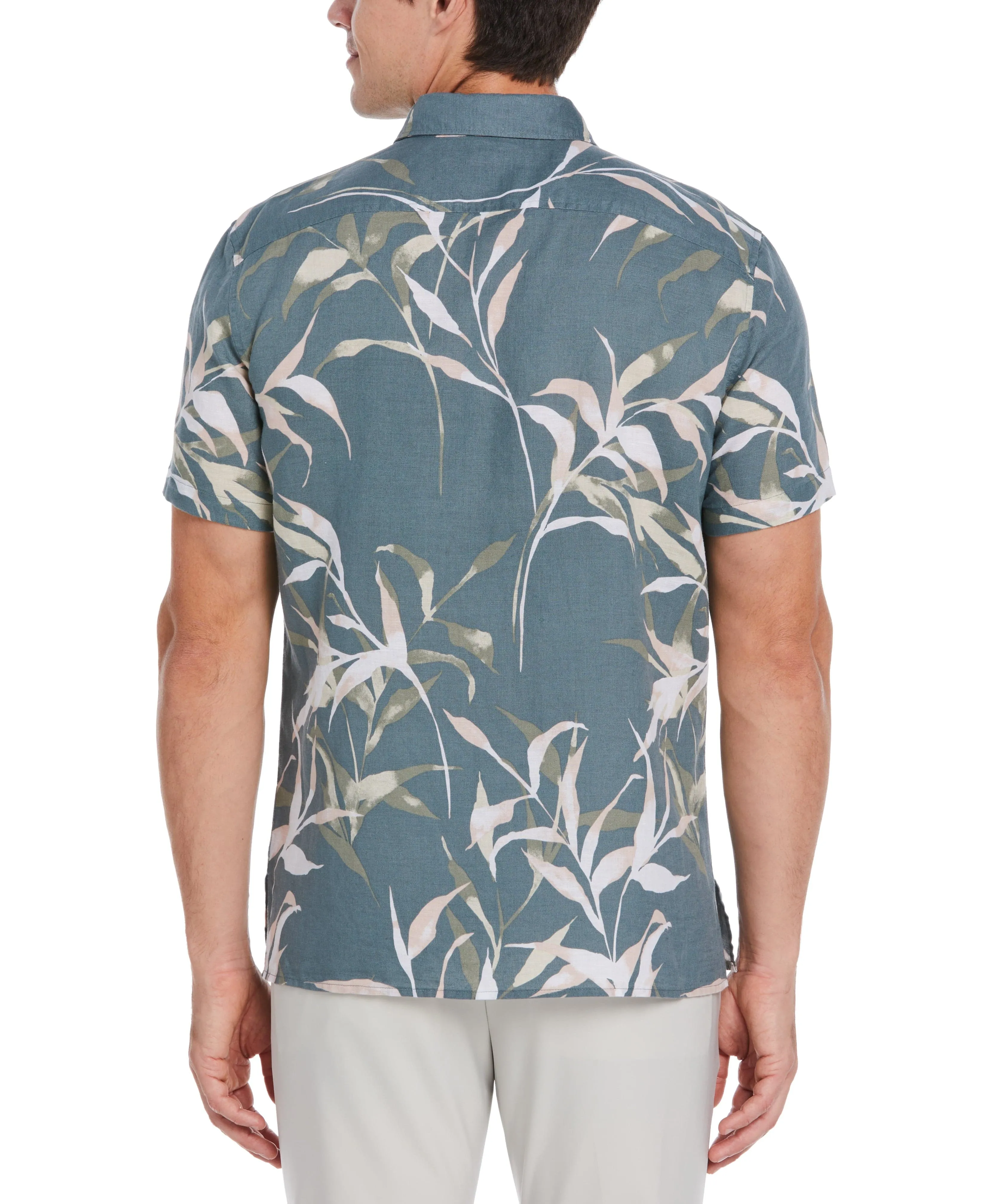 Untucked Large Floral Print Shirt - Blue sold by Perry Ellis product image thumbnail 2