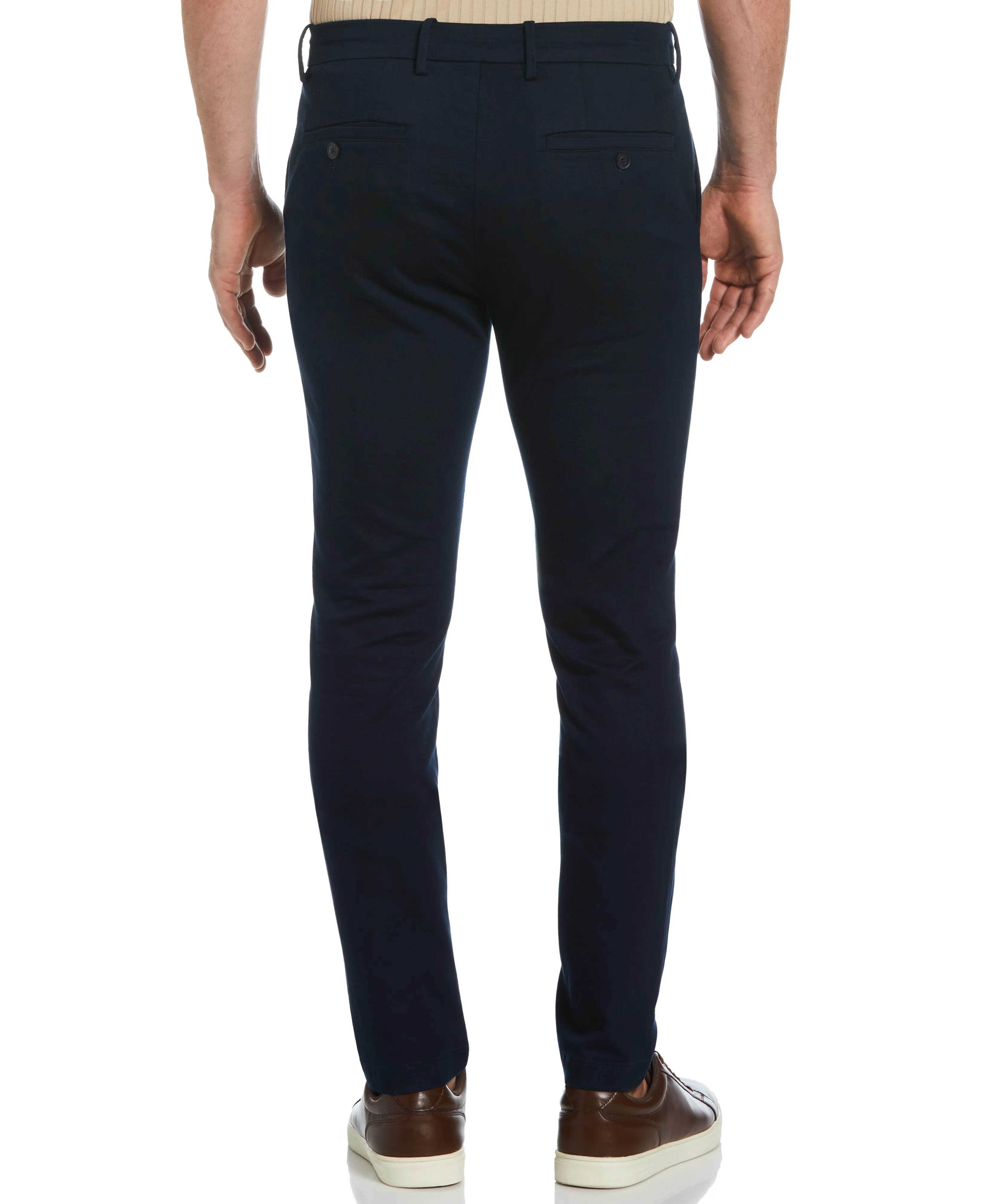 Skinny Fit Anywhere Flat Front Stretch Chino sold by Perry Ellis product image thumbnail 2