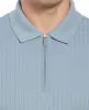 Quarter Zip Ribbed Polo sold by Perry Ellis