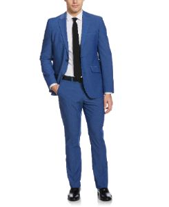 Slim Fit Bright Blue Suit Jacket sold by Perry Ellis
