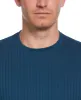 Ribbed Crew Neck Tee sold by Perry Ellis
