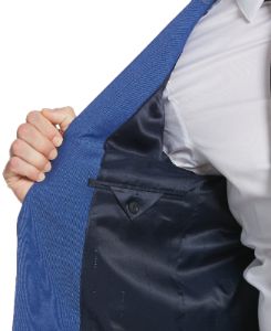 Slim Fit Bright Blue Suit Jacket sold by Perry Ellis