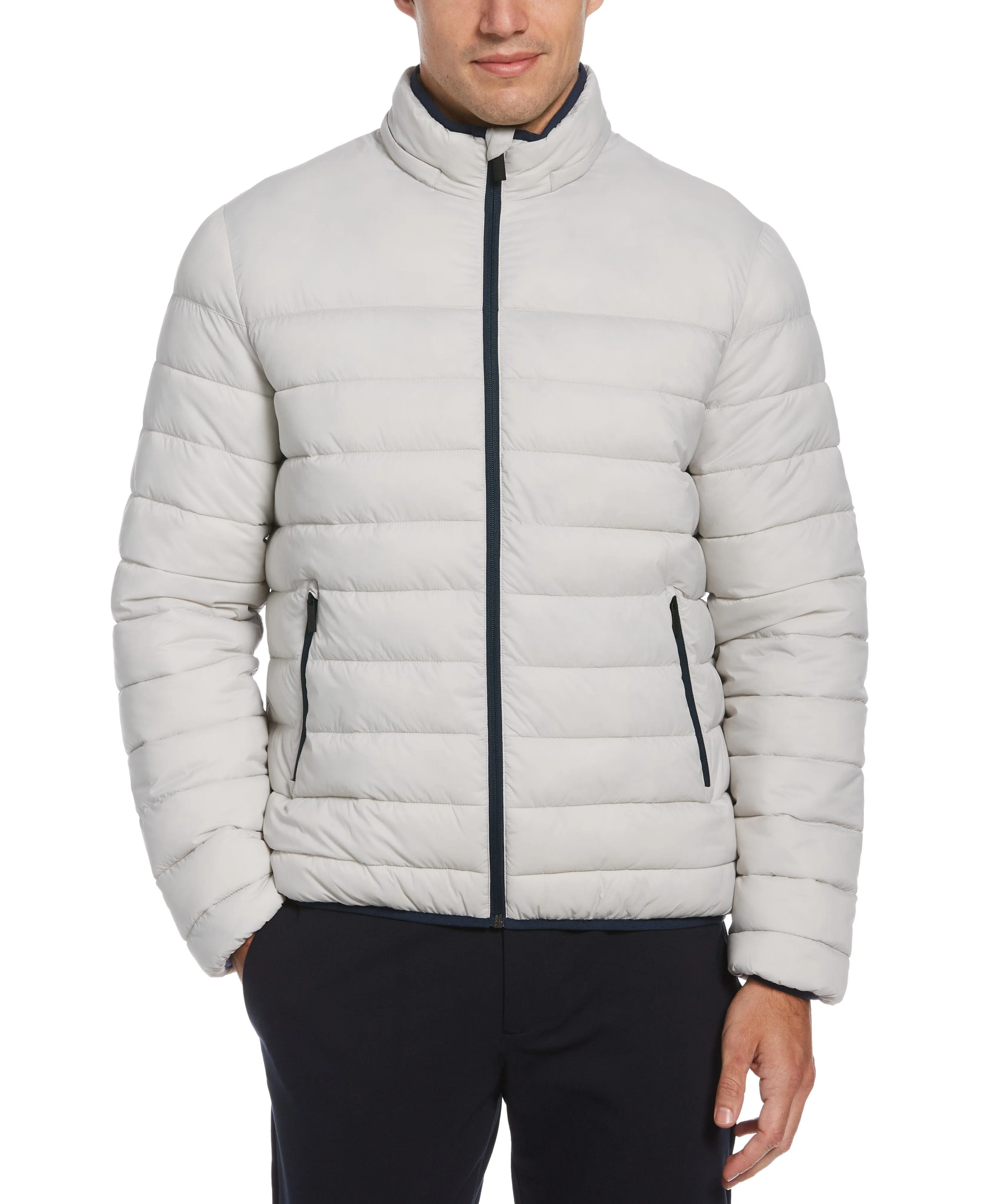 Lightweight Hooded Puffer Jacket sold by Perry Ellis product image thumbnail 3