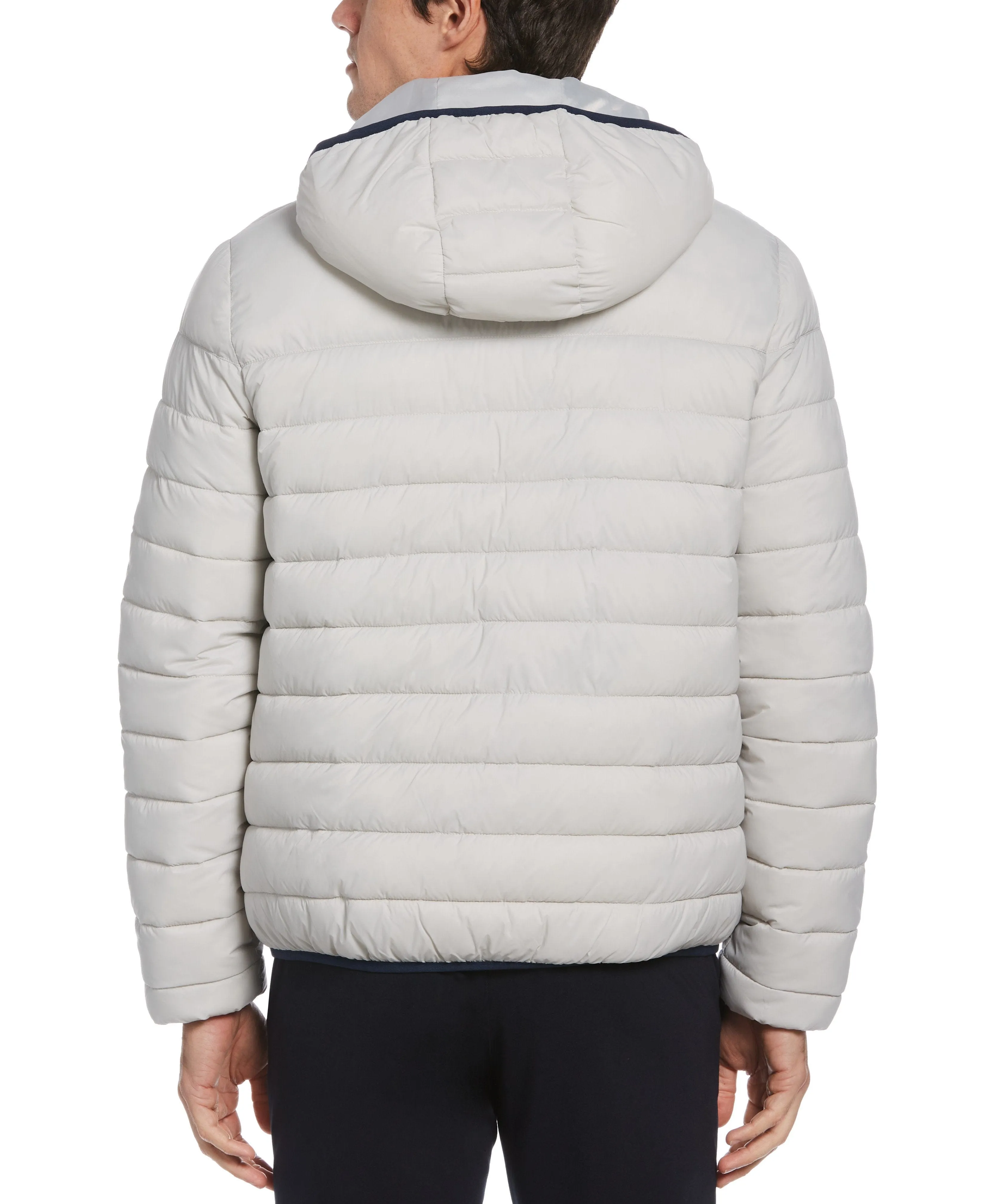 Lightweight Hooded Puffer Jacket sold by Perry Ellis product image thumbnail 2