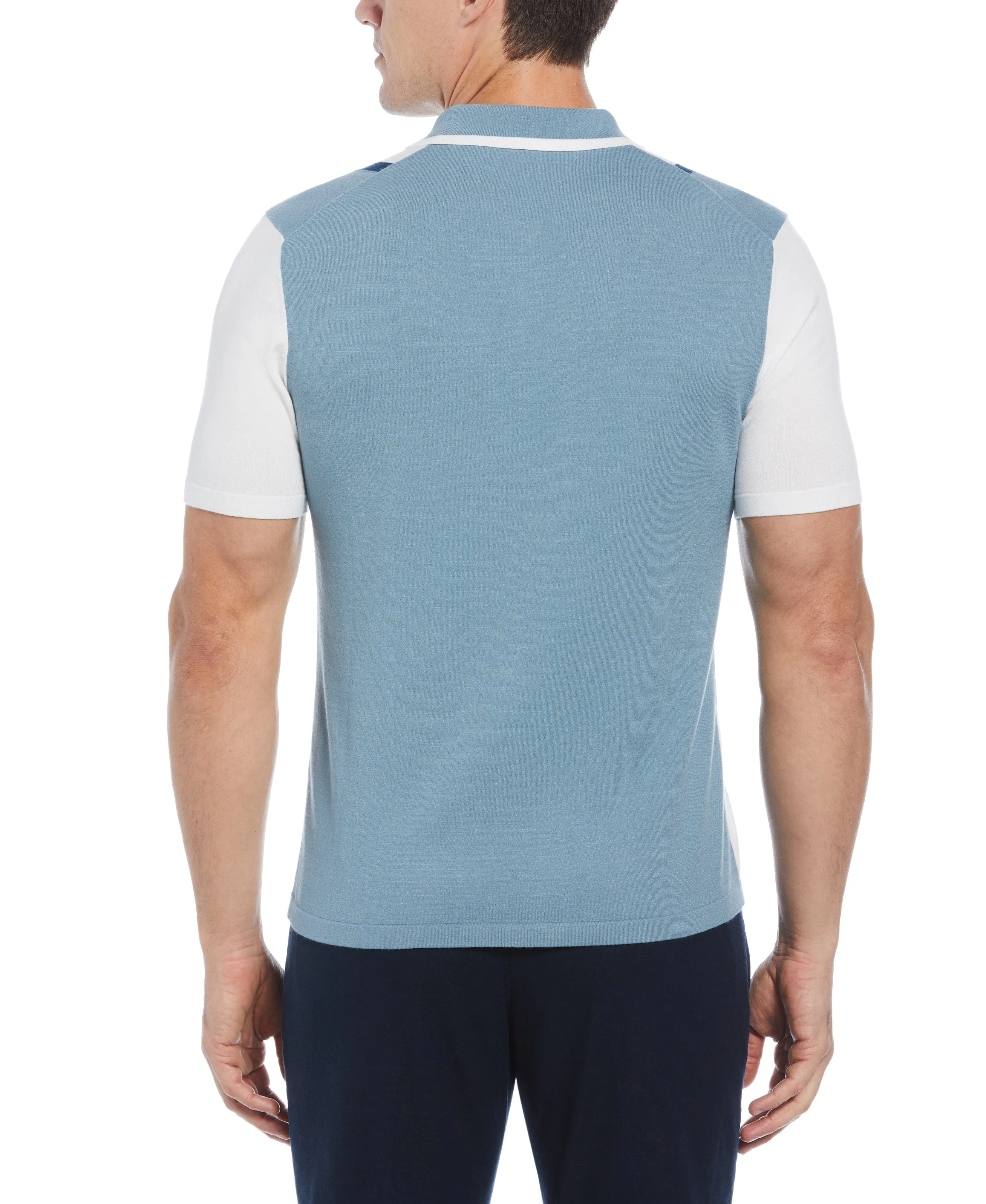 Tech Knit Multi Stripe Polo sold by Perry Ellis product image thumbnail 2