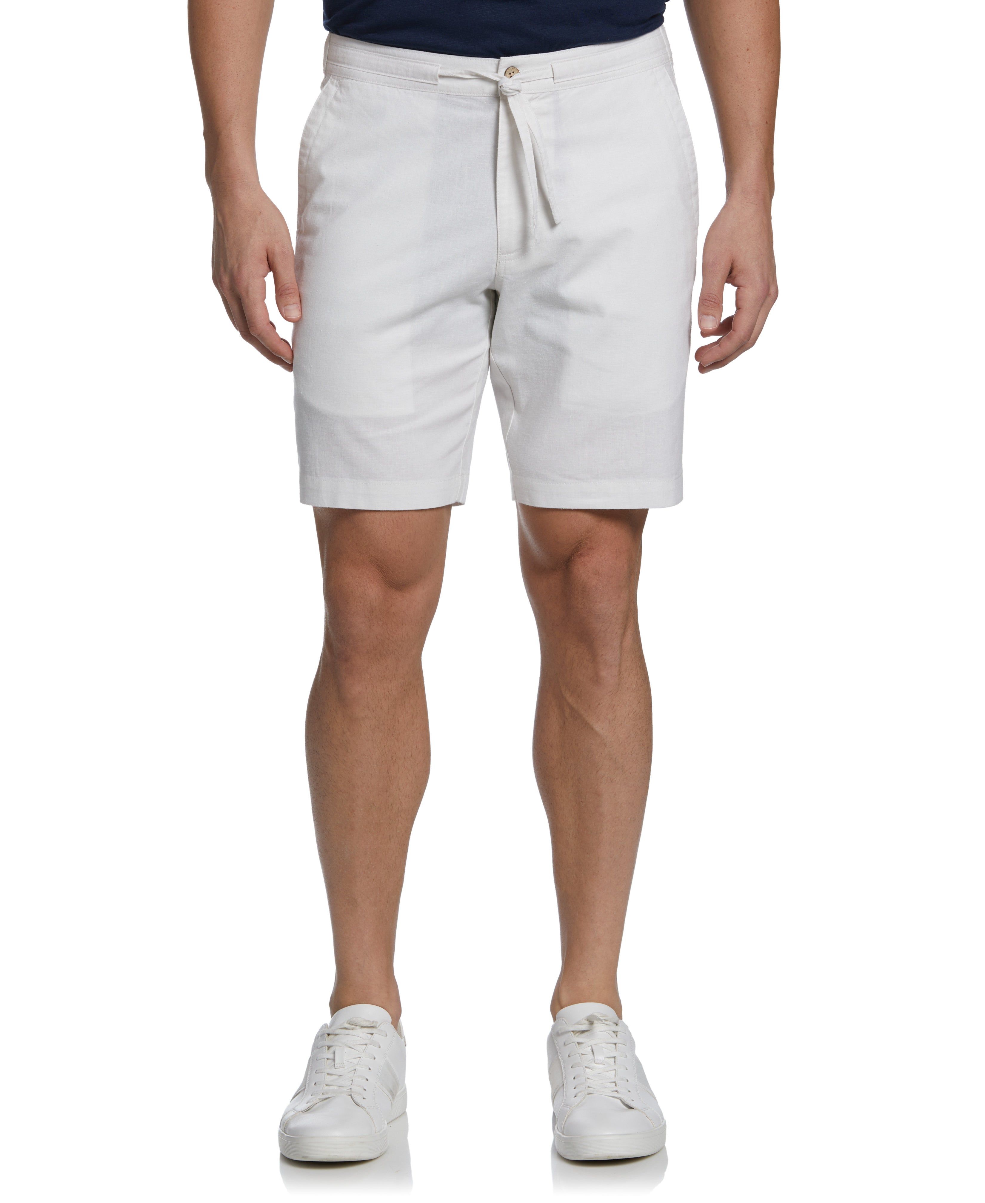 Cubavera™ 9" Linen Blend Cross Dye Short sold by Perry Ellis