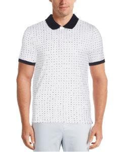 Color Block Collar Polo sold by Perry Ellis