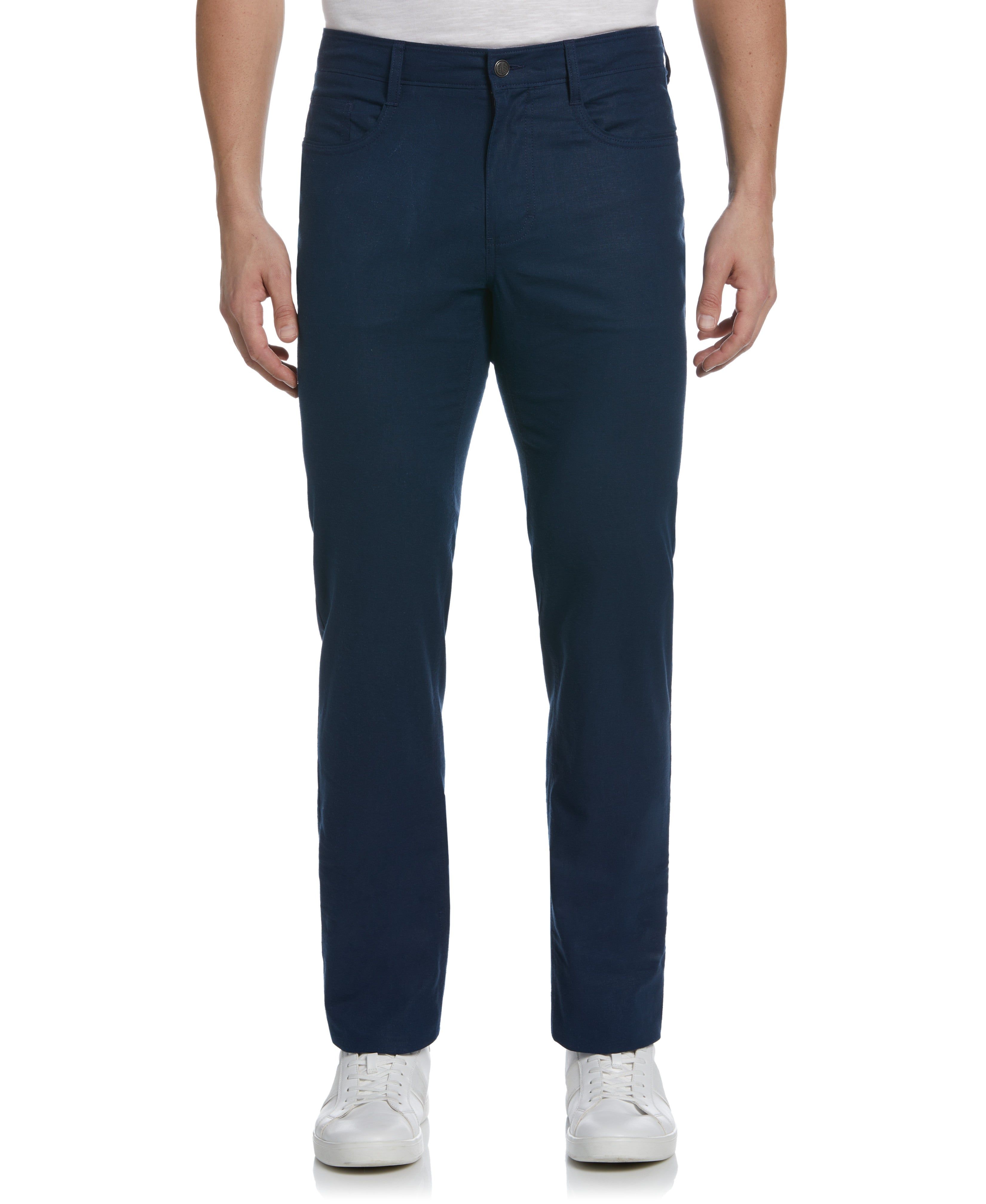 Cubavera™ Linen-Blend 5-Pocket Pants sold by Perry Ellis