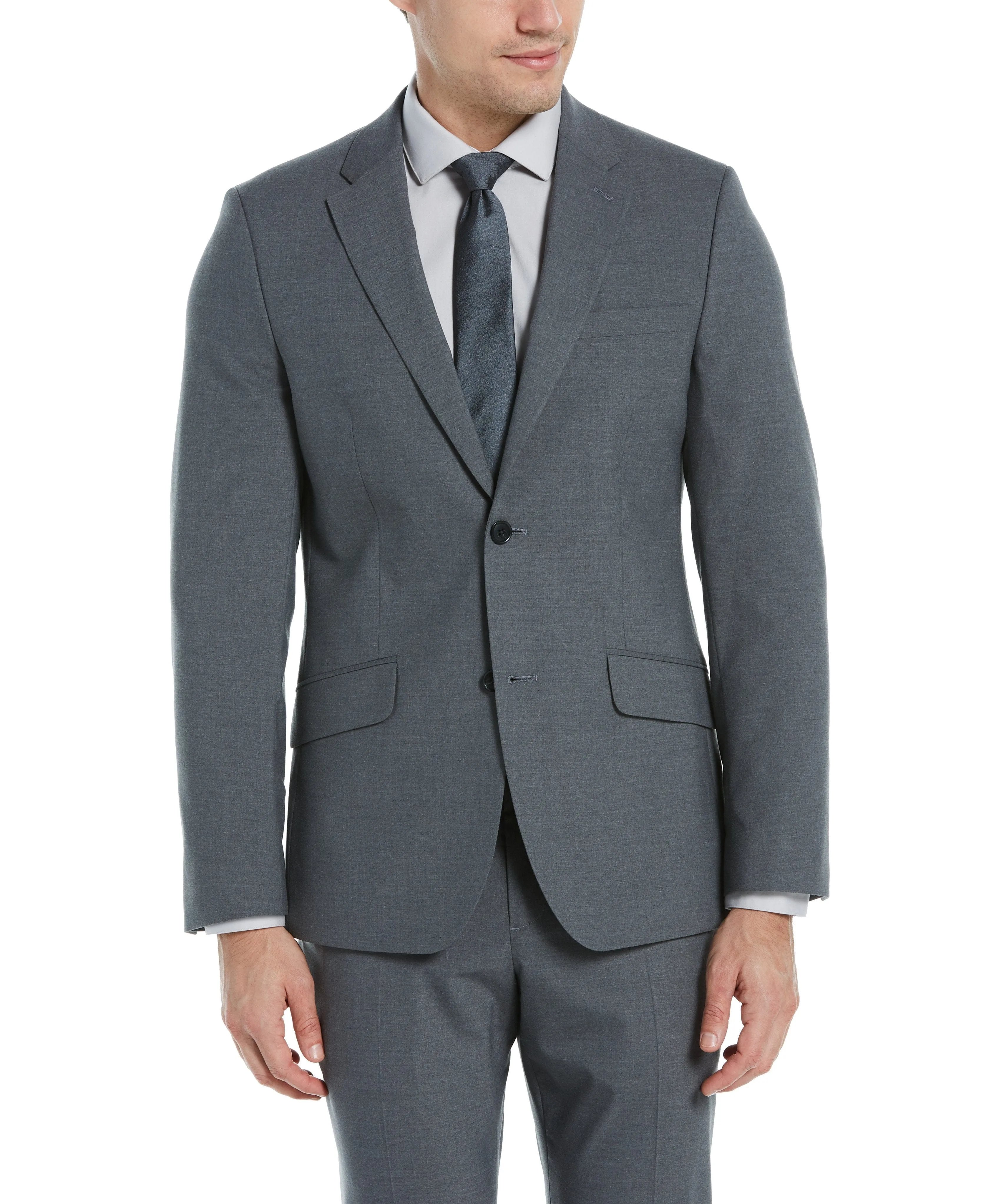 Slim Fit Solid Suit Jacket sold by Perry Ellis
