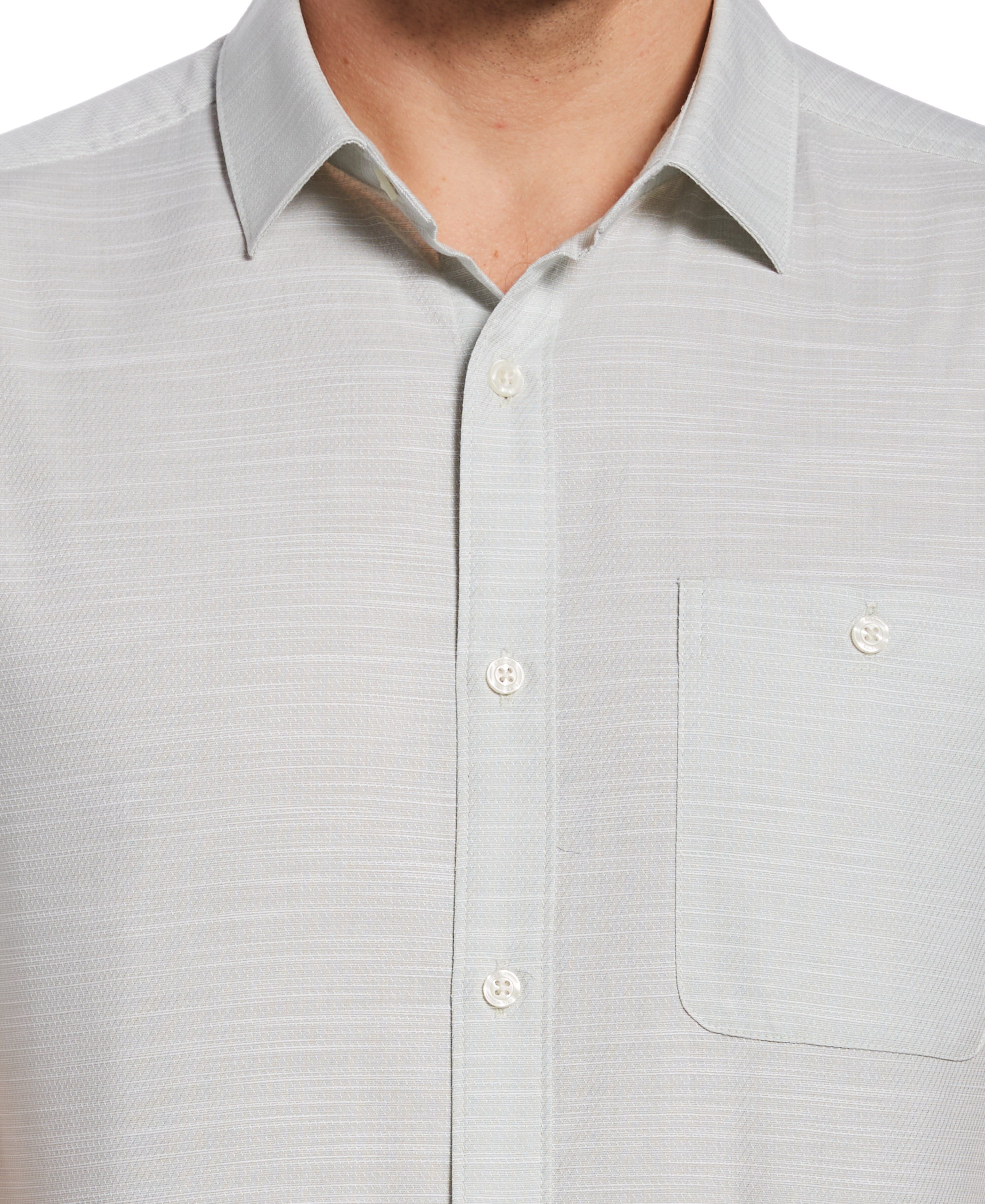 Big & Tall Dobby Slub Solid Shirt sold by Perry Ellis product image thumbnail 3