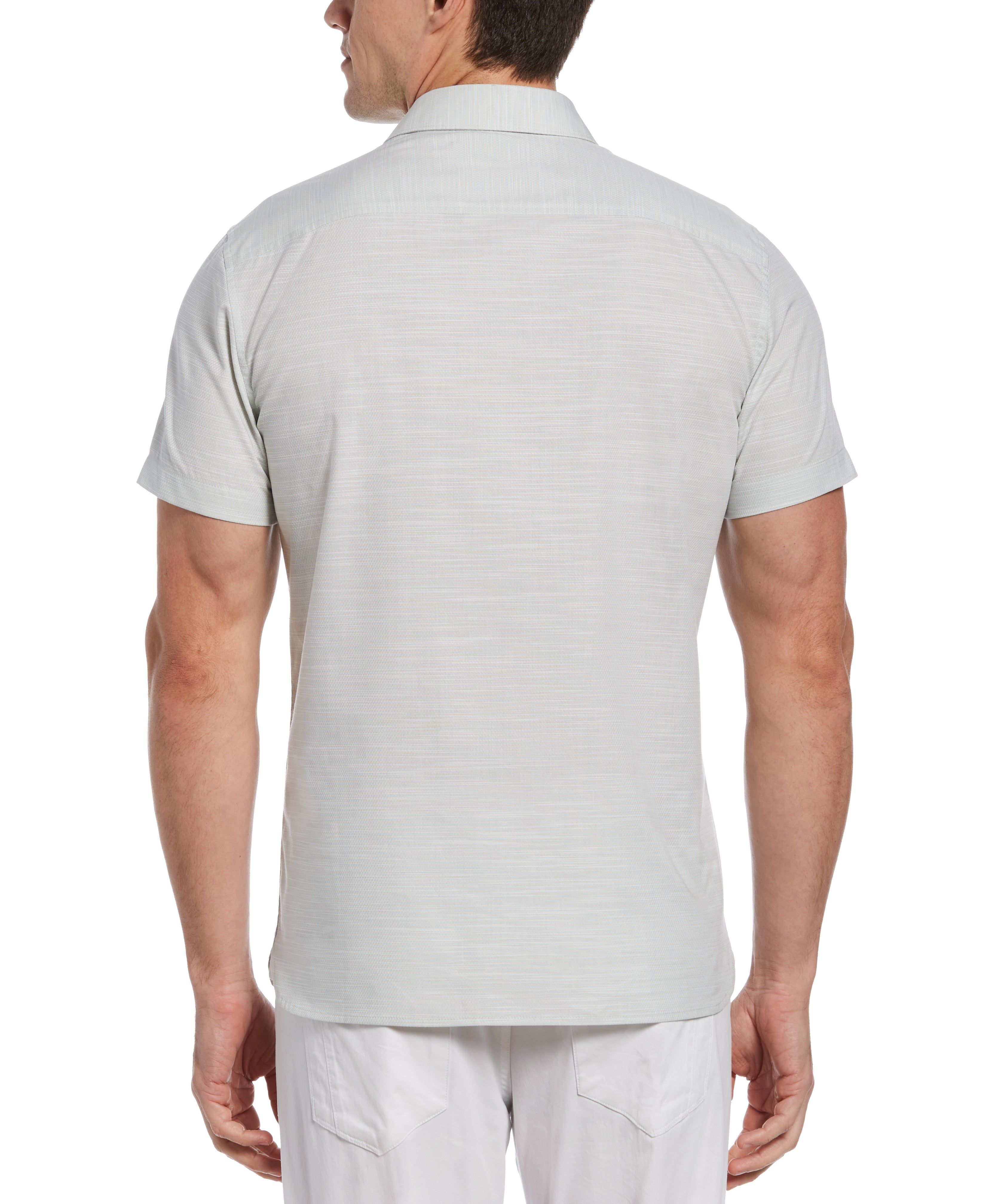 Big & Tall Dobby Slub Solid Shirt sold by Perry Ellis product image thumbnail 2