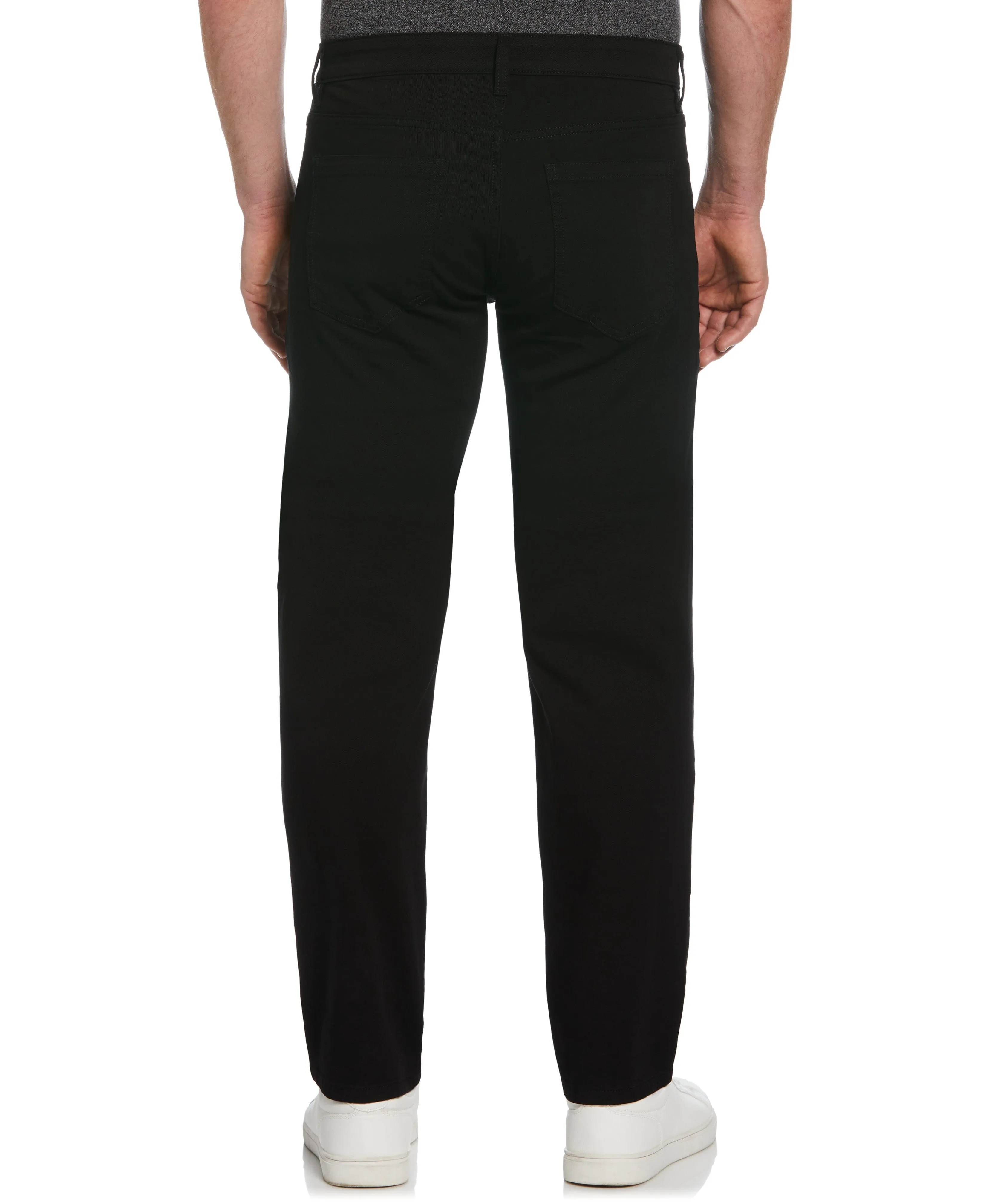 Slim Fit Dyed Solid Twill Five Pocket Pant sold by Perry Ellis product image thumbnail 2