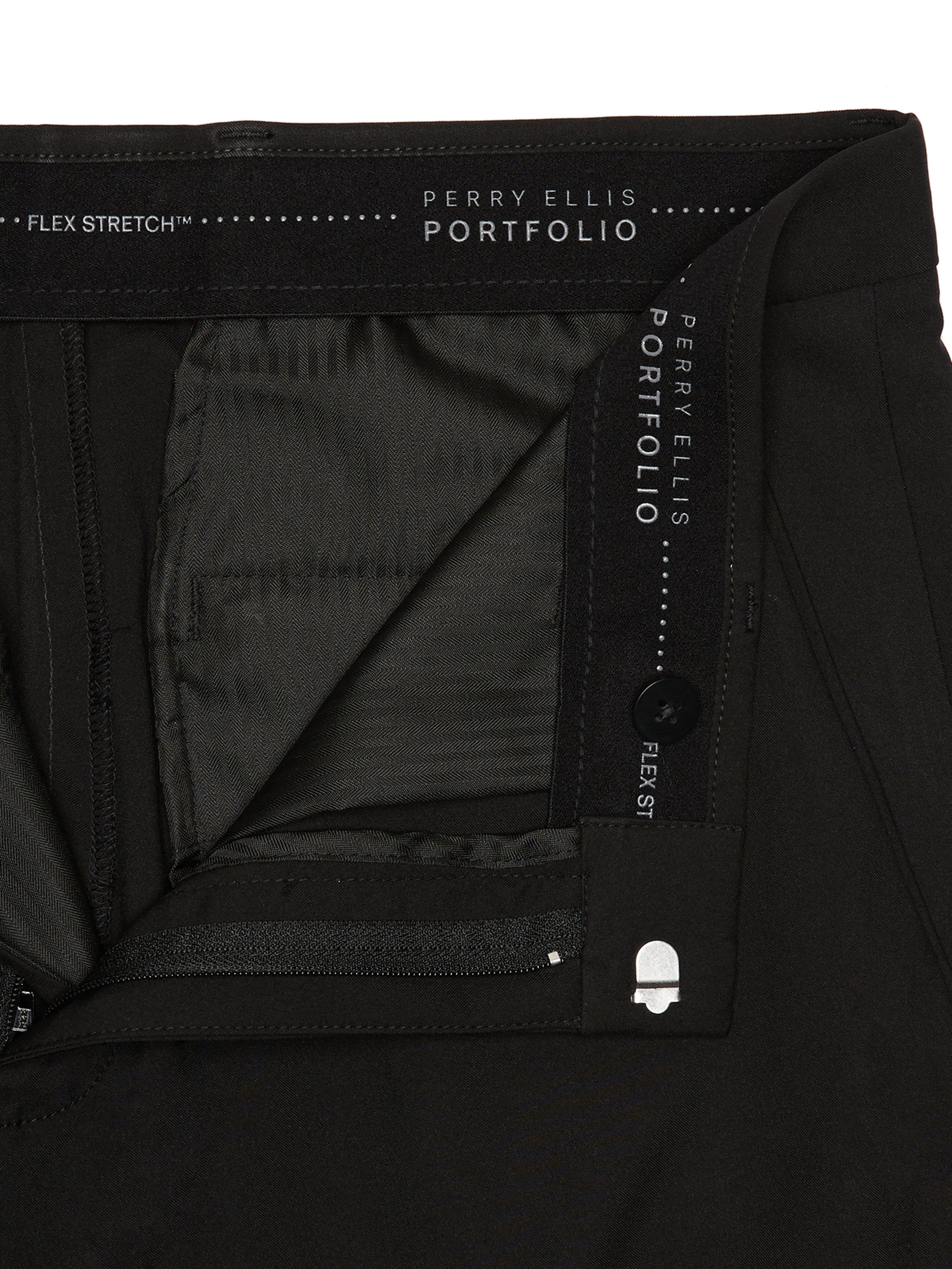 Very Slim Fit Solid Portfolio Dress Pant sold by Perry Ellis product image thumbnail 3