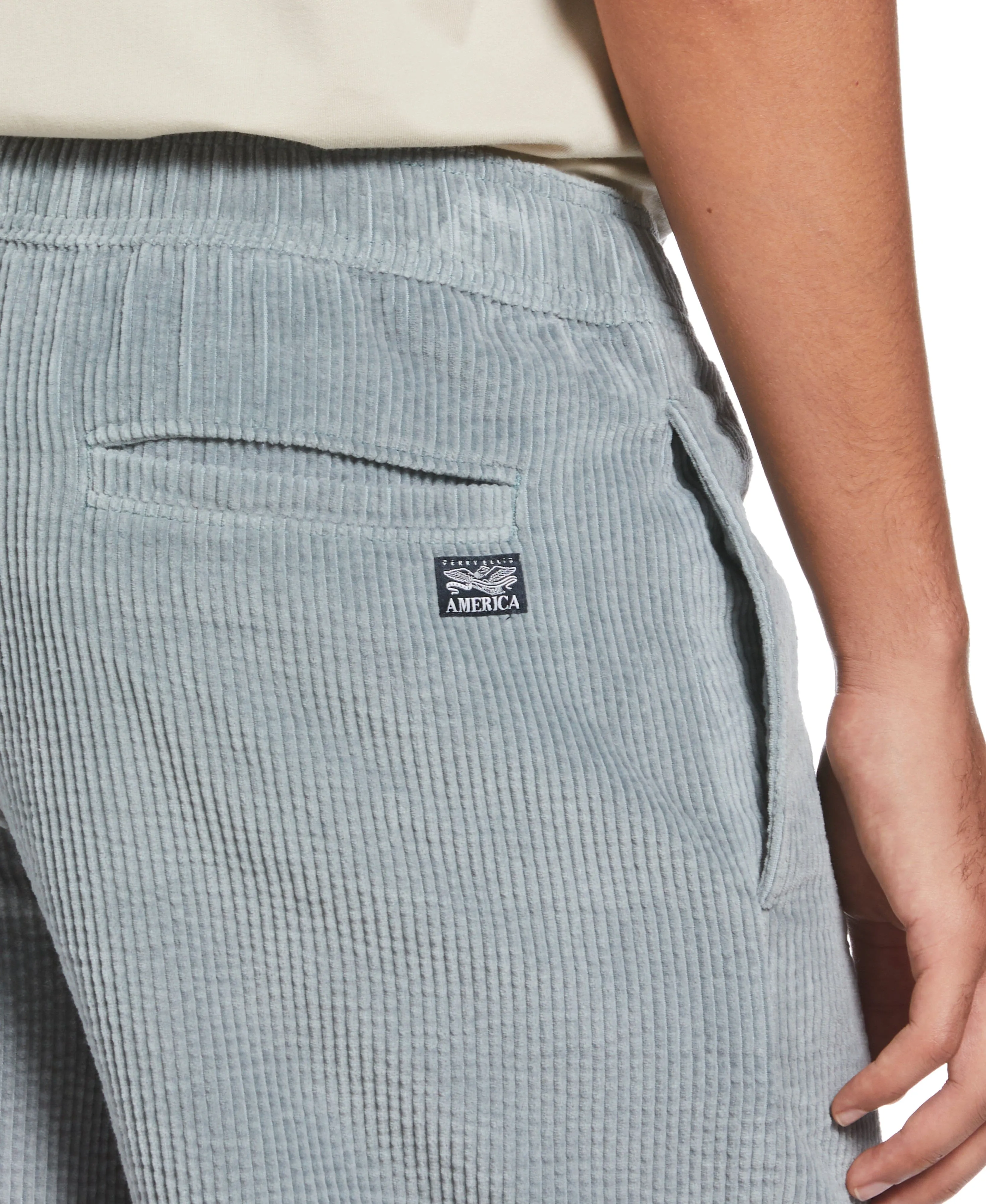 Corduroy Drawstring Short sold by Perry Ellis product image thumbnail 3