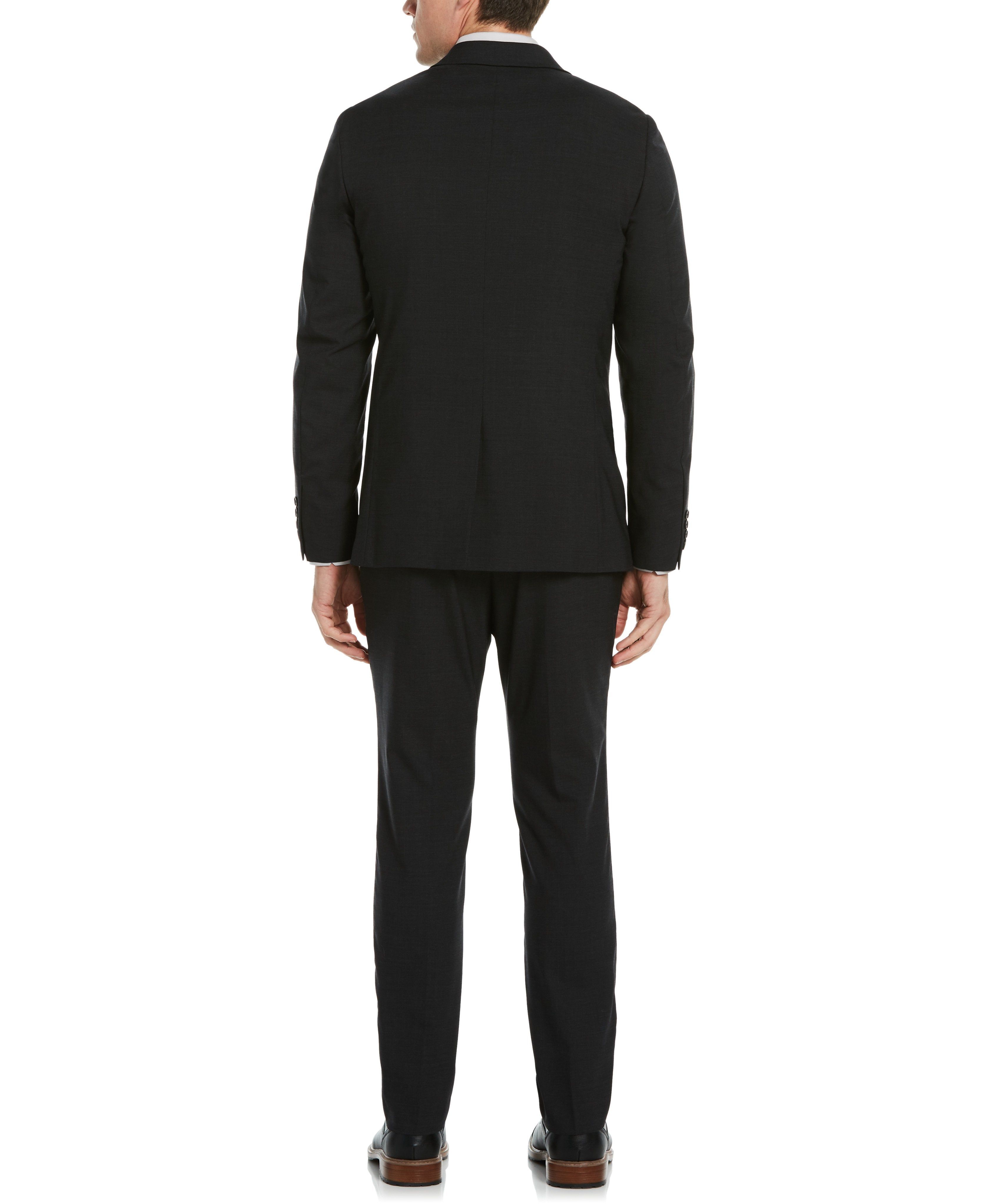 Slim Fit Charcoal Stretch Wool Blend Suit Jacket sold by Perry Ellis product image thumbnail 5