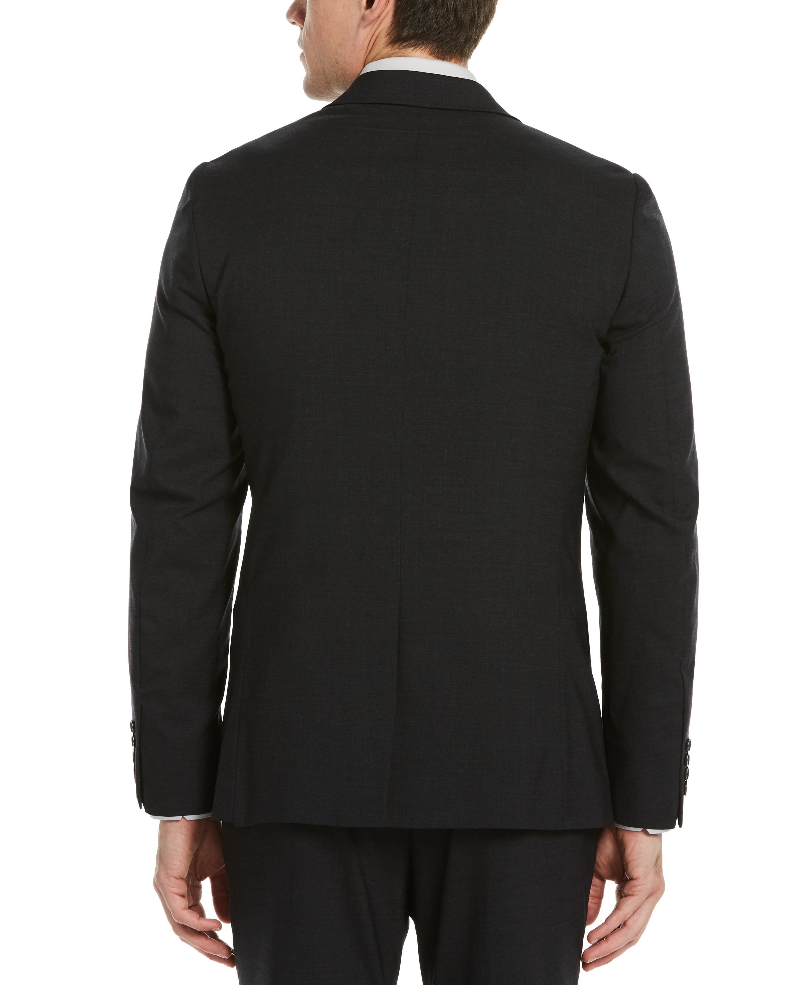 Slim Fit Charcoal Stretch Wool Blend Suit Jacket sold by Perry Ellis product image thumbnail 2