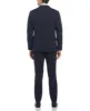 Slim Fit Double Breasted Navy Pinstripe Suit sold by Perry Ellis
