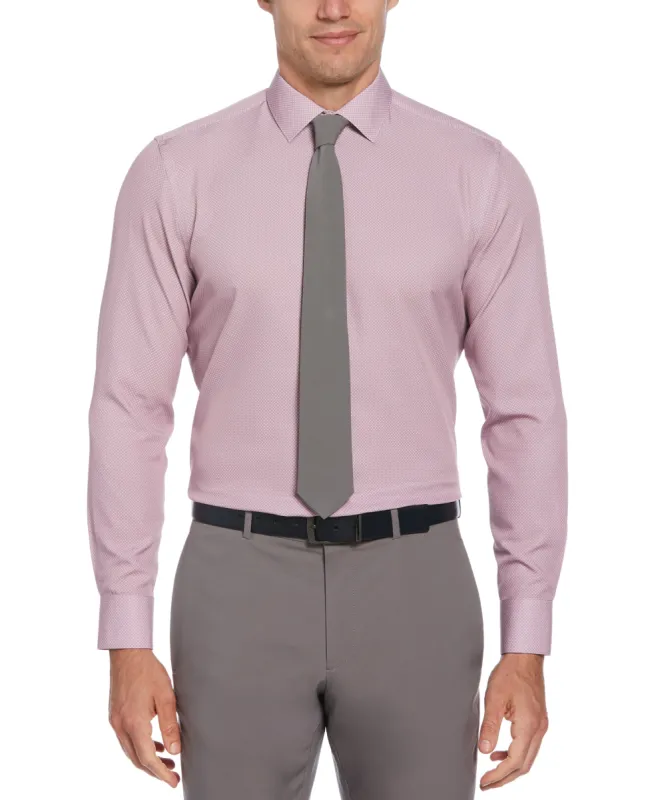 Slim Fit Total Stretch Dot Dress Shirt sold by Perry Ellis