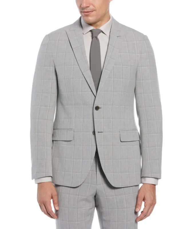 Slim Fit Windowpane Suit Jacket sold by Perry Ellis