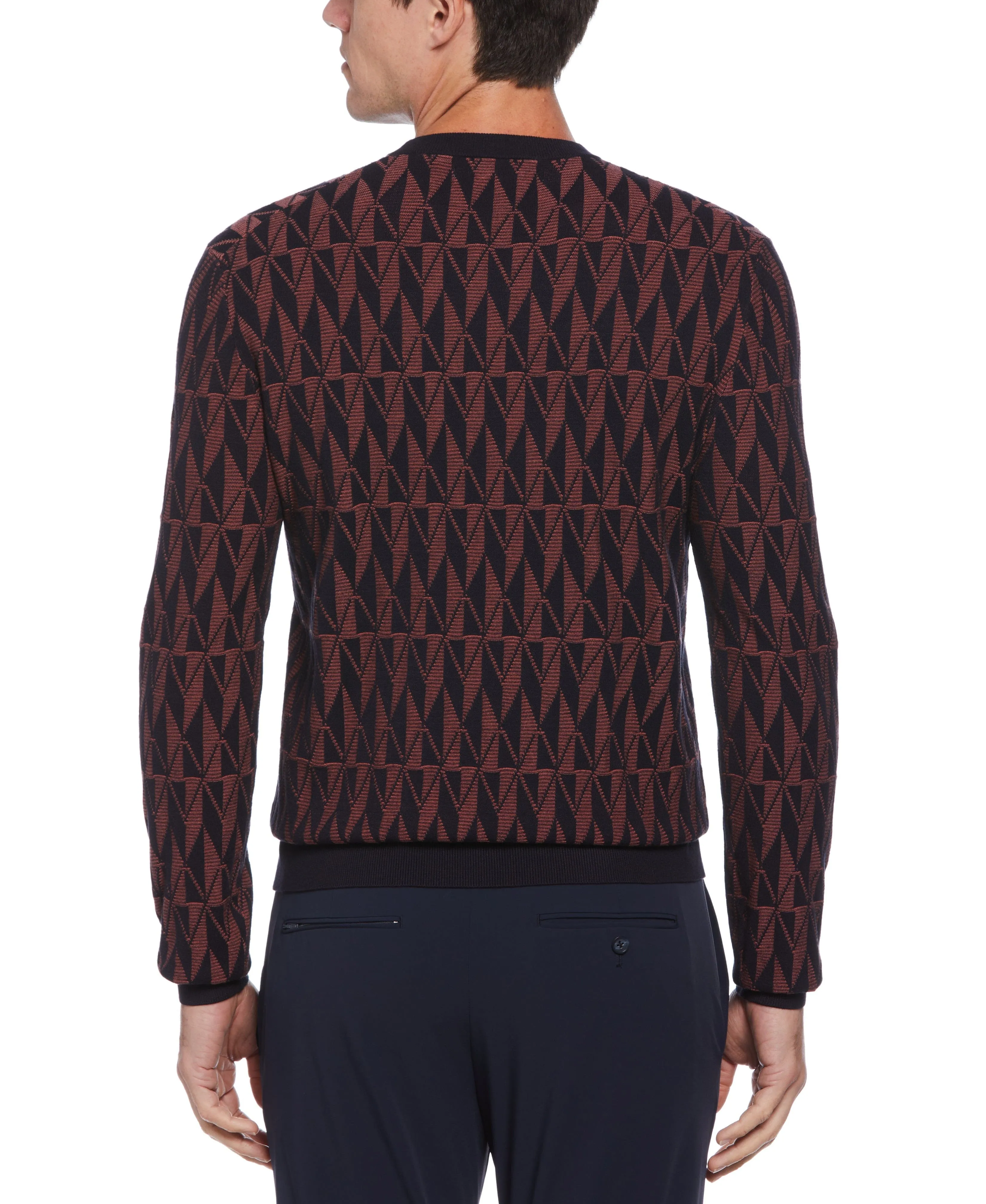 Diamond Crew Neck Sweater sold by Perry Ellis product image thumbnail 2
