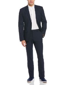 Slim Fit Packable Stretch Tech Wool Suit Jacket sold by Perry Ellis