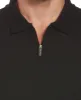 Ribbed Quarter Zip Polo sold by Perry Ellis