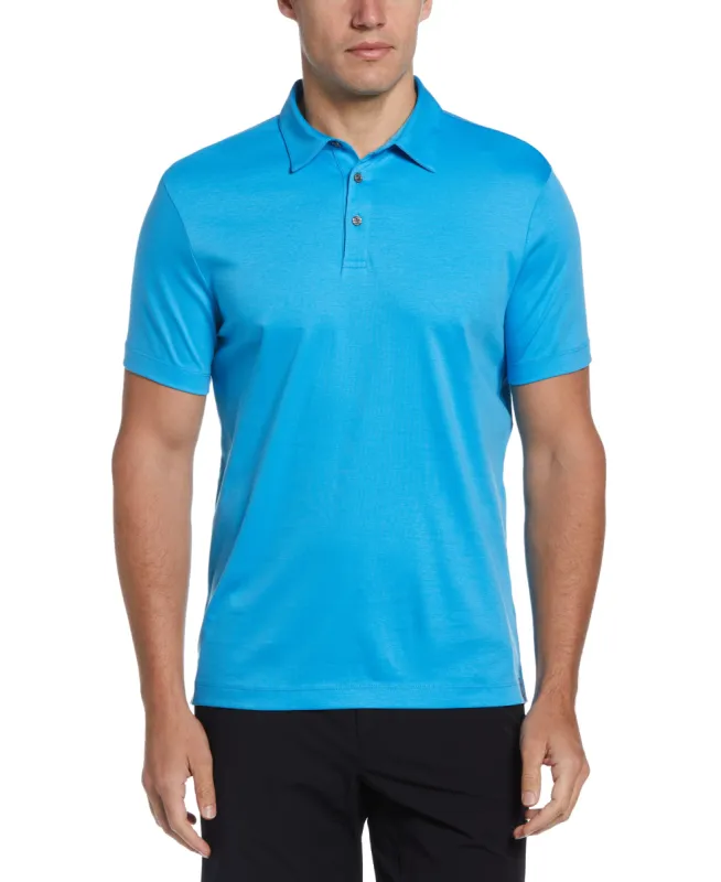 Smart Interlock Solid Polo sold by Perry Ellis