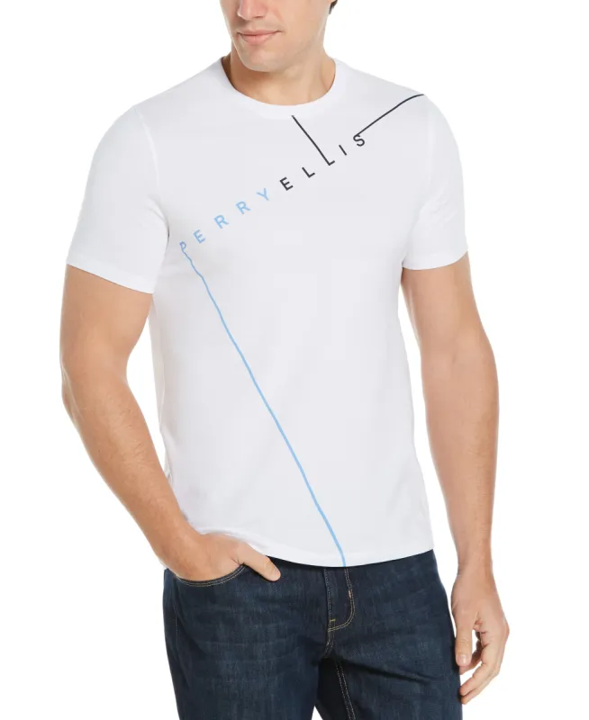 Perry Ellis Logo Crew Neck Tee sold by Perry Ellis