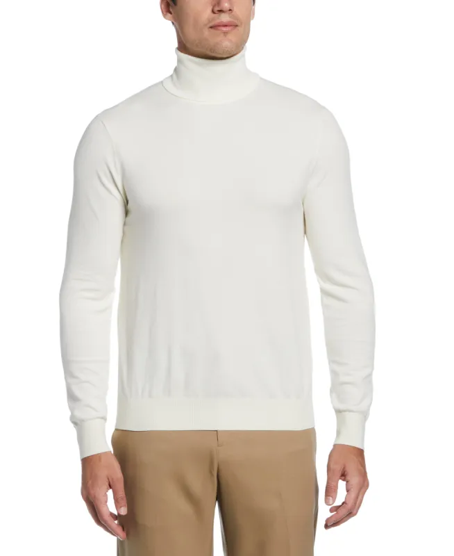 Solid Tech Knit Turtleneck Sweater sold by Perry Ellis