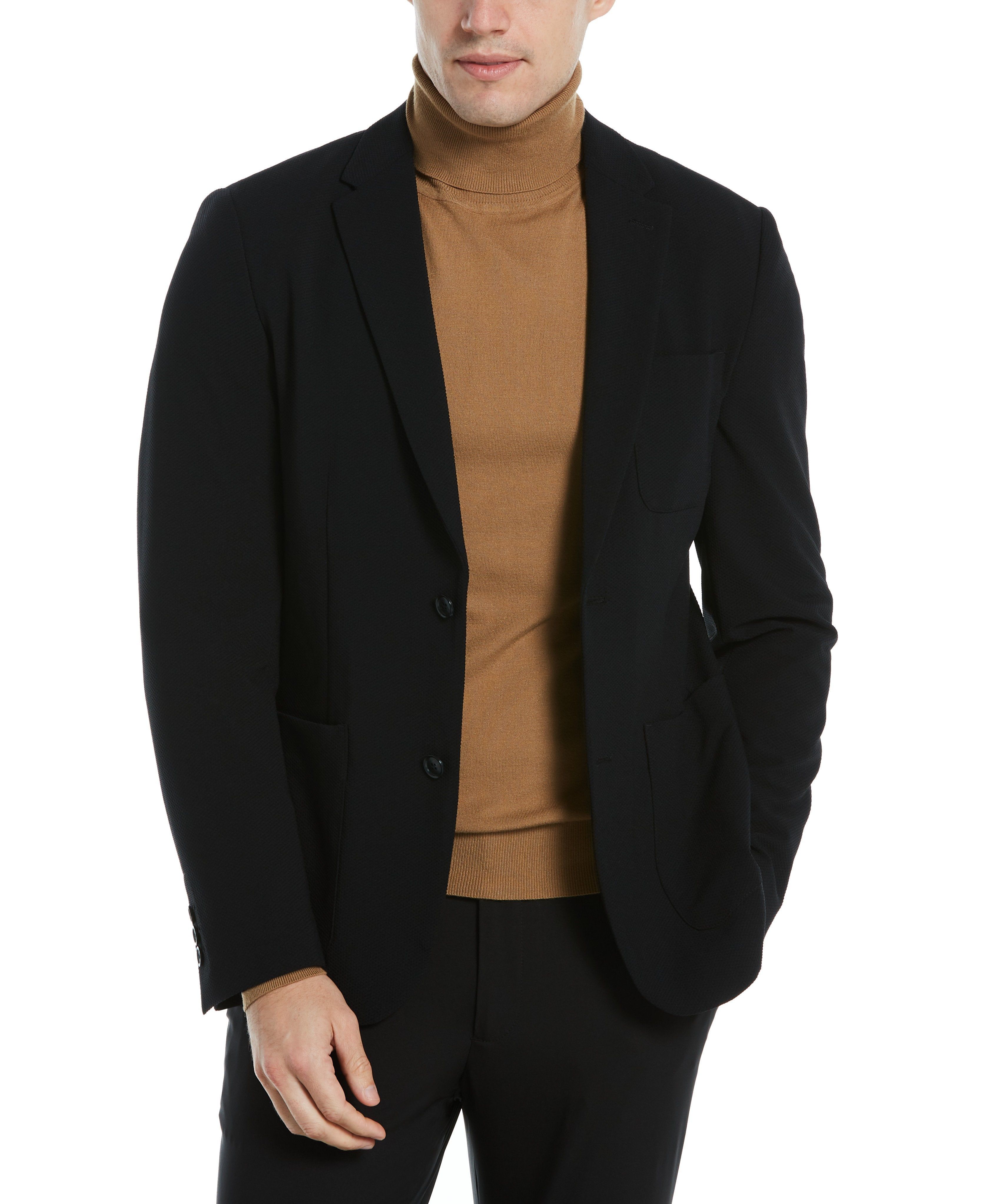 Slim Fit Textured Stretch Sport Jacket sold by Perry Ellis