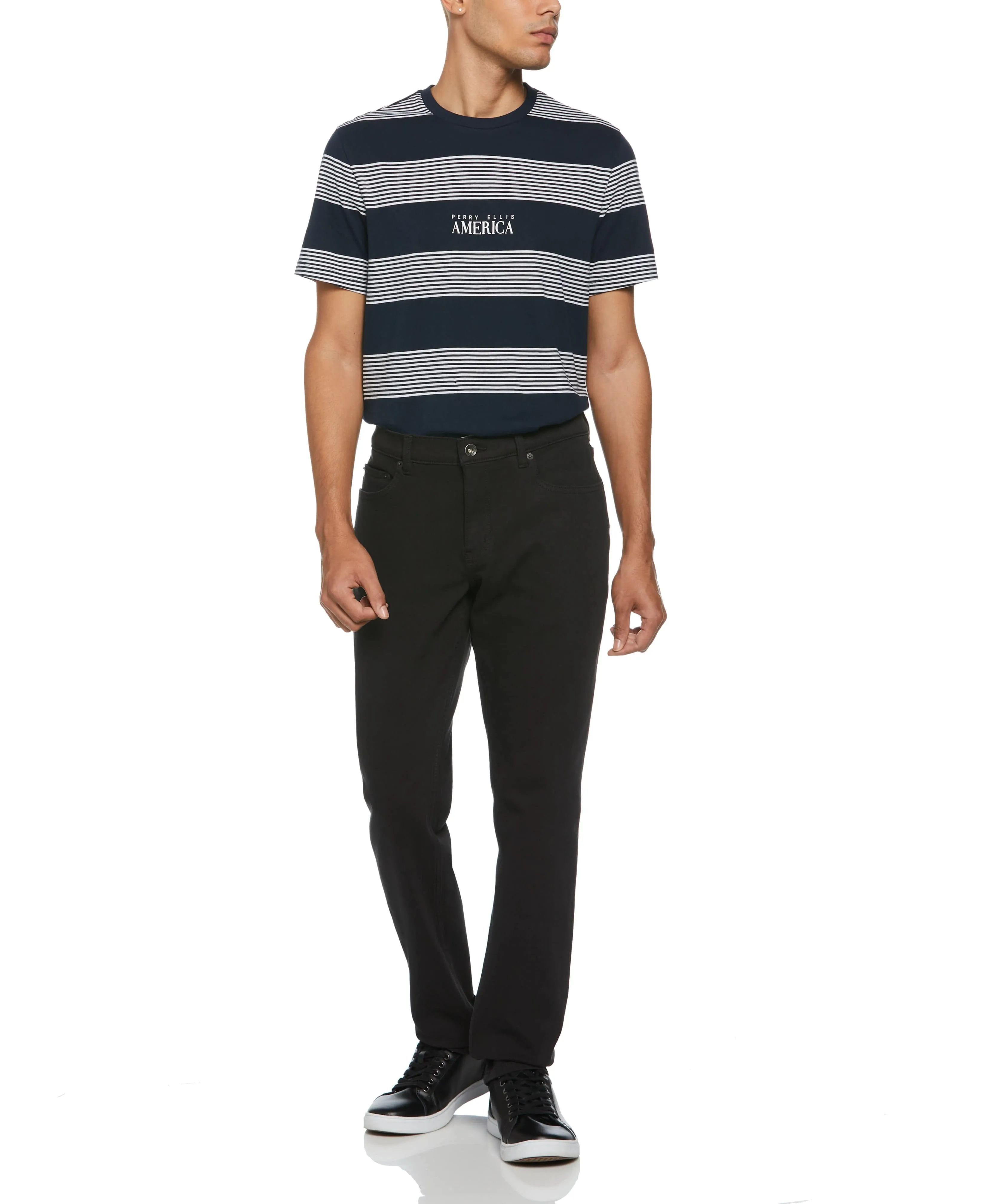 Garment Dye 5 Pocket Pant sold by Perry Ellis product image thumbnail 4