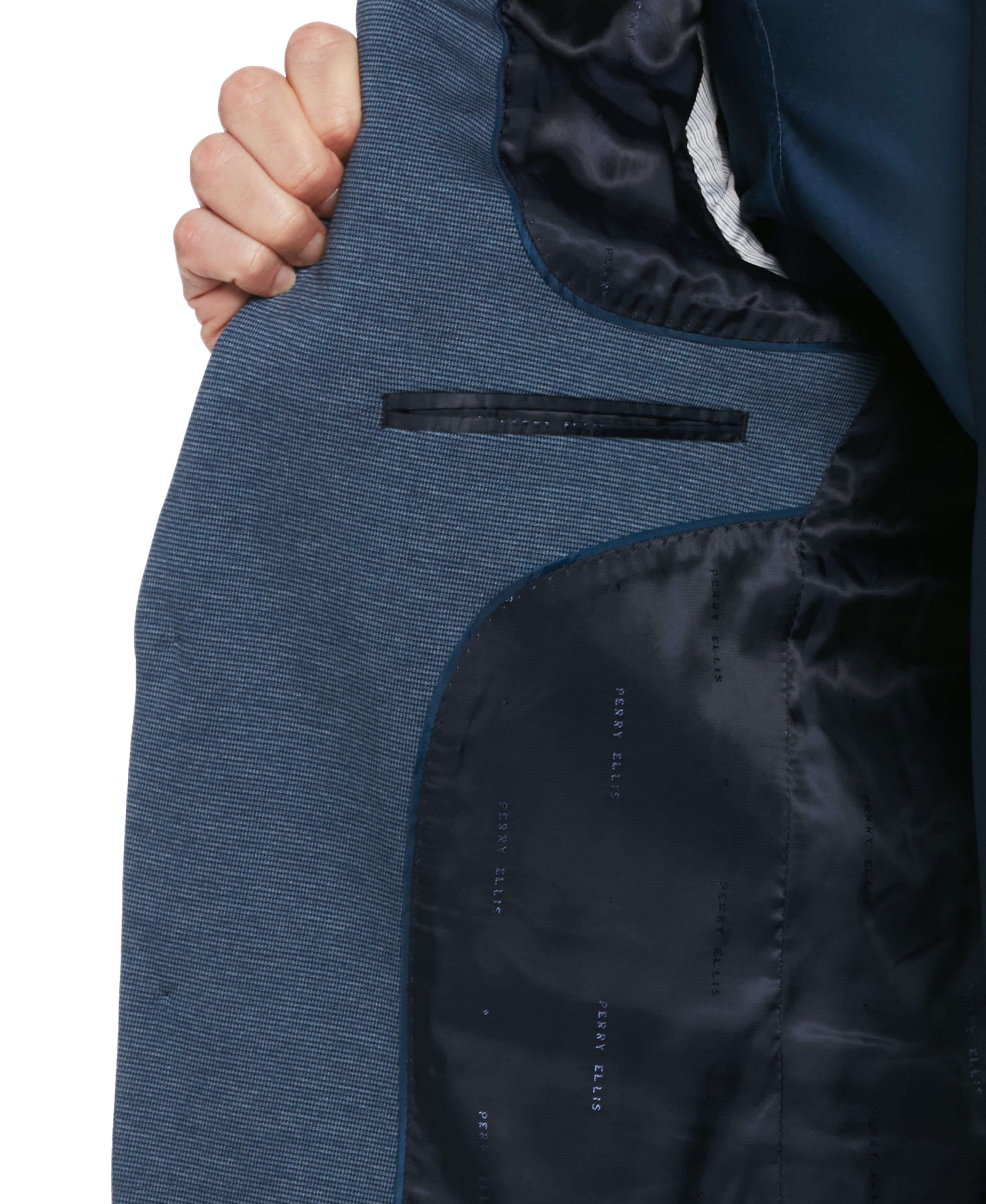 Slim Fit Neat Knit Ink Suit sold by Perry Ellis product image thumbnail 5