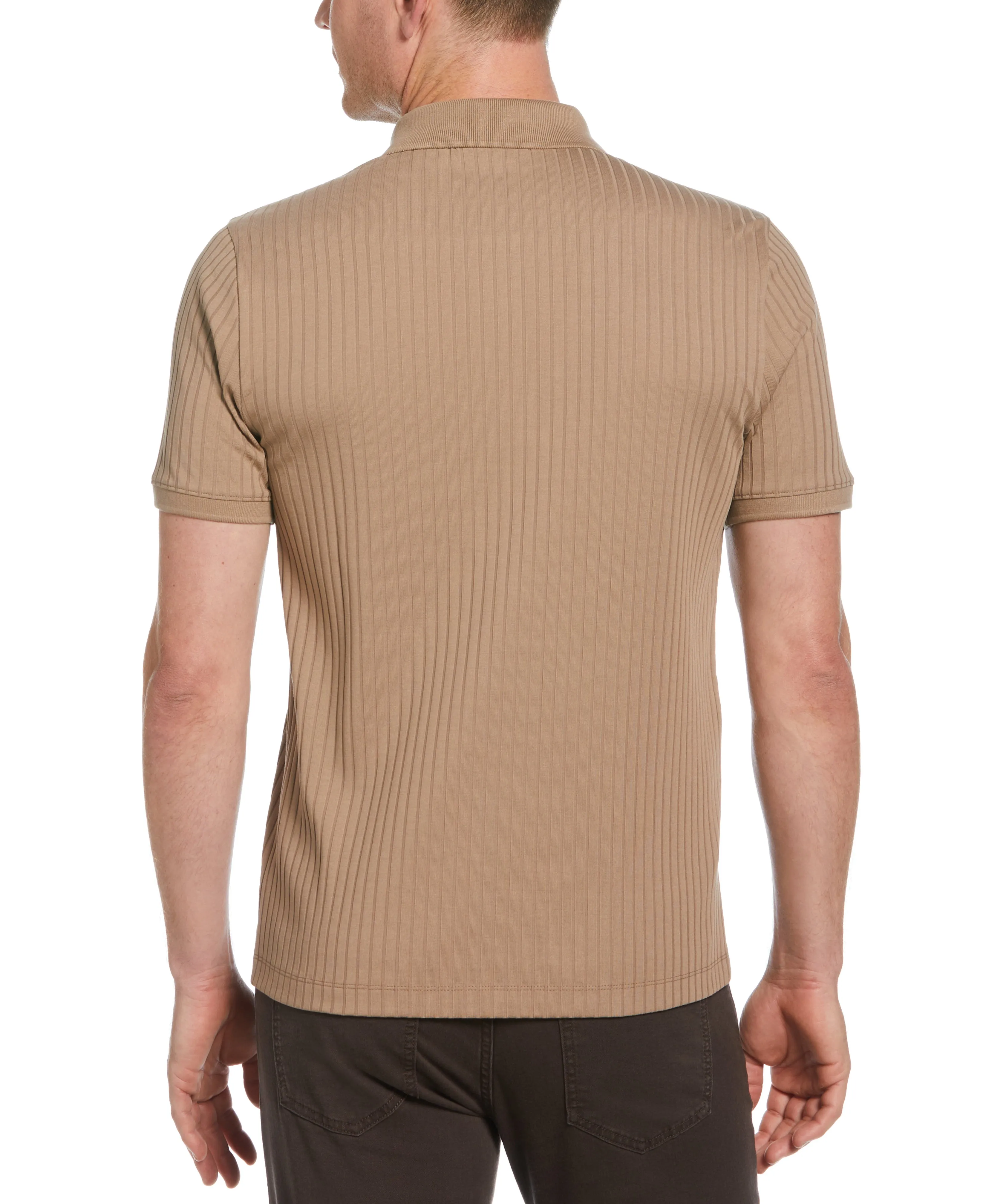 Quarter Zip Ribbed Polo sold by Perry Ellis product image thumbnail 2